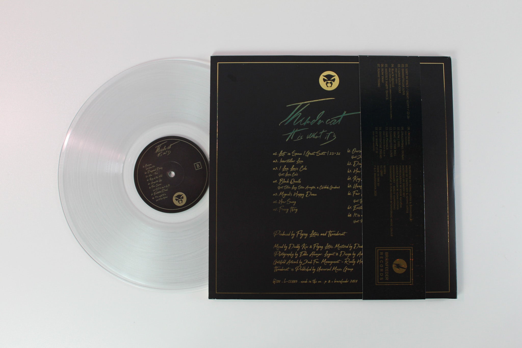 Thundercat - It Is What It Is on Brainfeeder Clear Vinyl