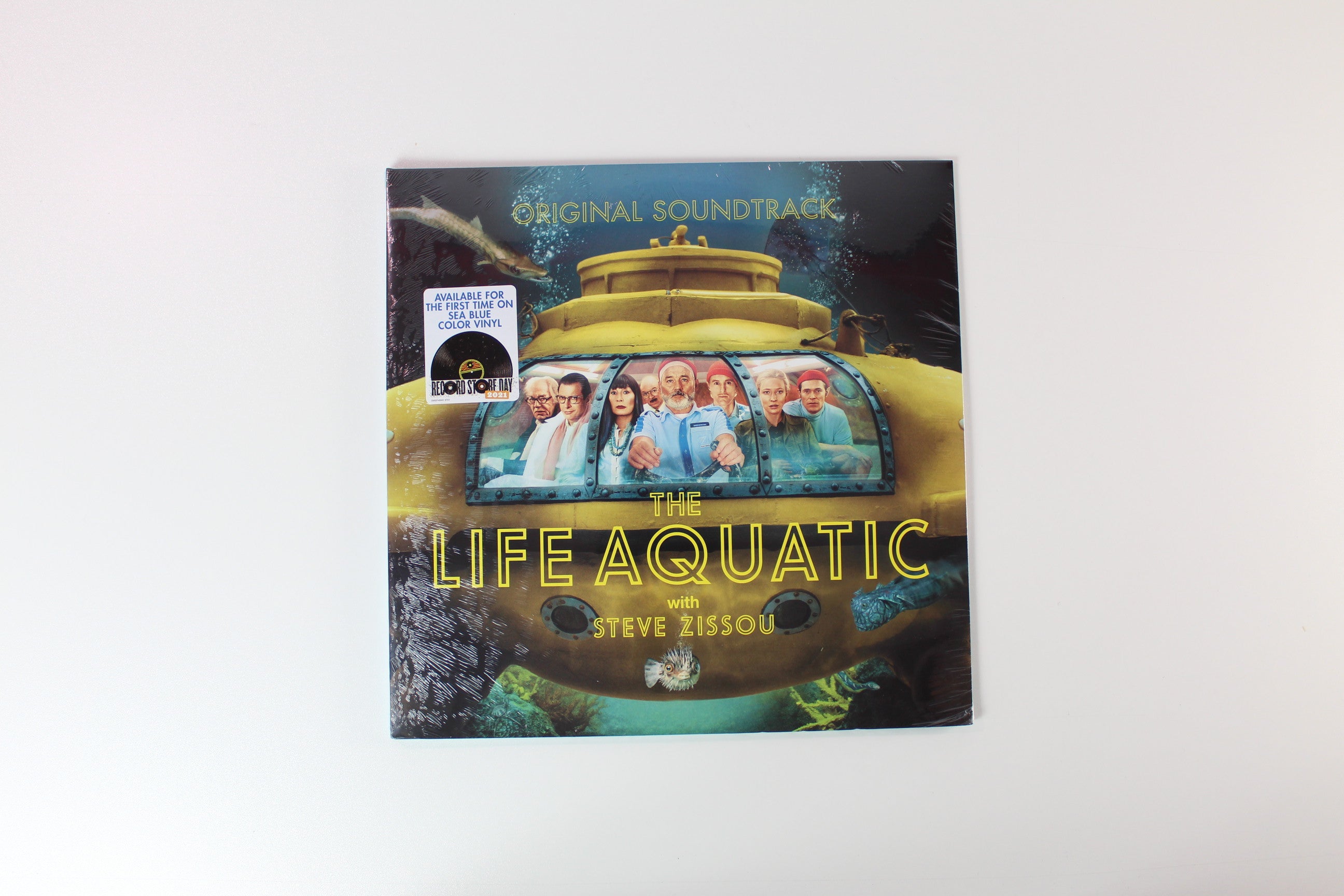 Various - The Life Aquatic With Steve Zissou (Original Soundtrack) on Hollywood Records - Sealed Blue Vinyl