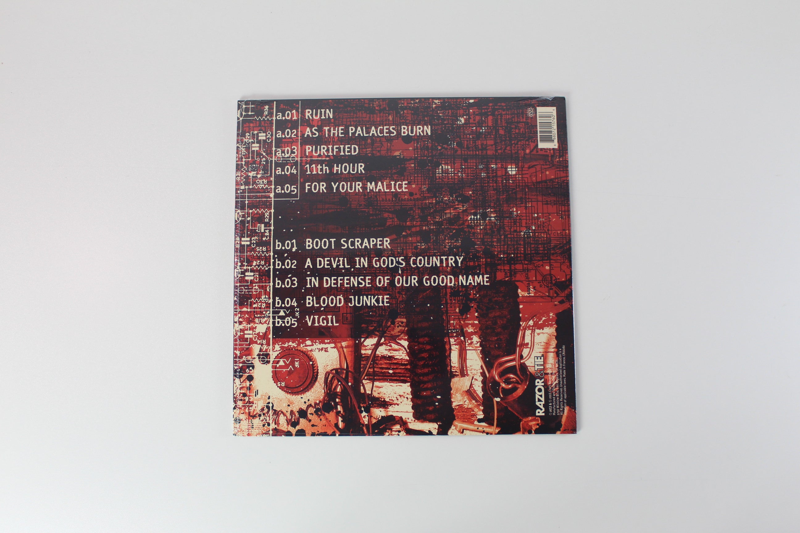 Lamb Of God - As The Palaces Burn on Craft Recordings RSD 2021 Ltd Red with Blue & White Splatter Reissue Sealed