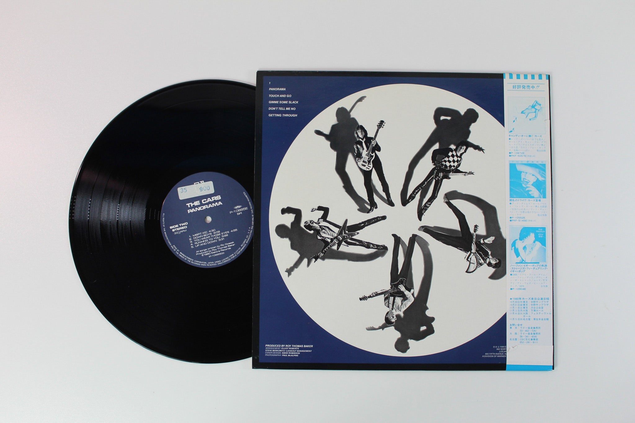 The Cars - Panorama on Elektra Japan Blue Labels
