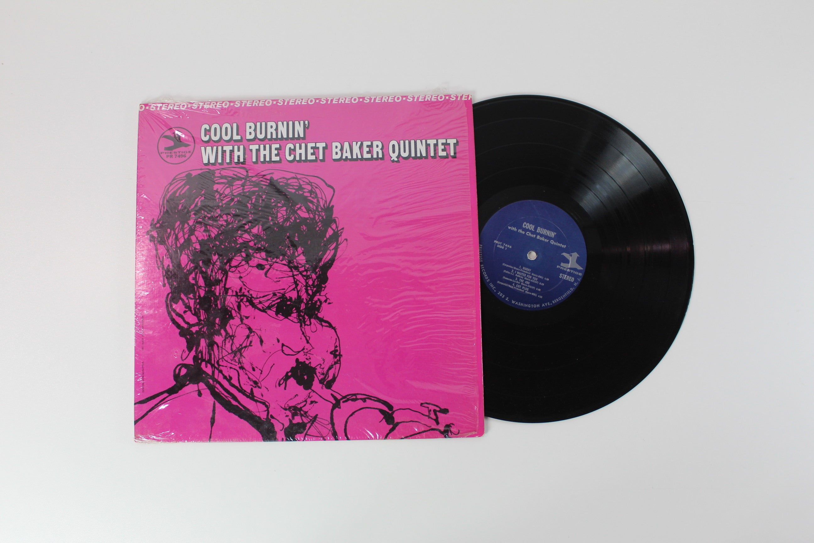The Chet Baker Quintet - Cool Burnin' With The Chet Baker Quintet on Prestige 7496 Stereo