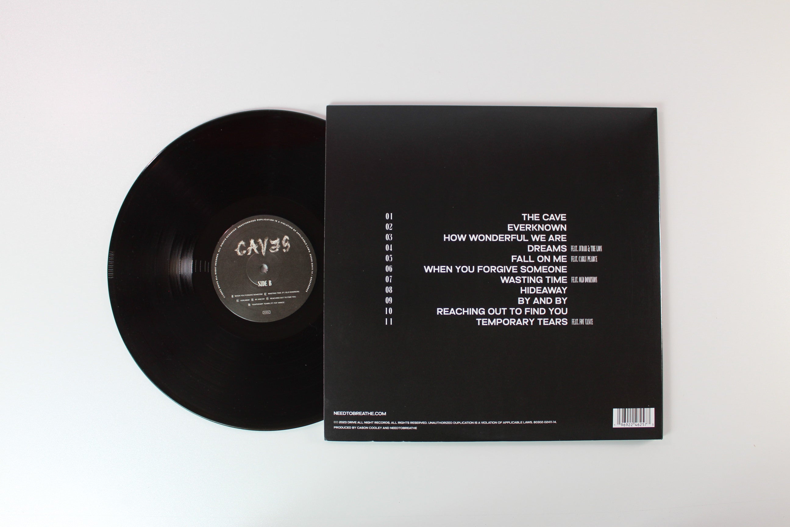 NEEDTOBREATHE - Caves on Drive All Night Records