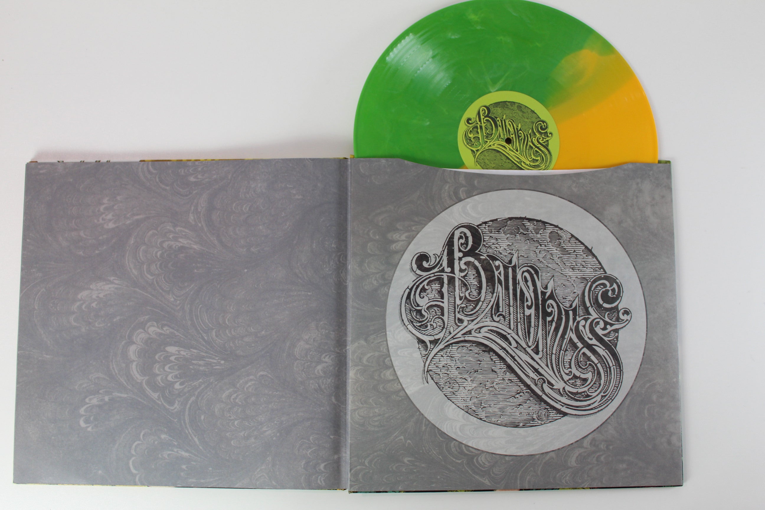 Baroness - Yellow & Green on Relapse Deluxe Edition Booklet Yellow / Green Split Vinyl
