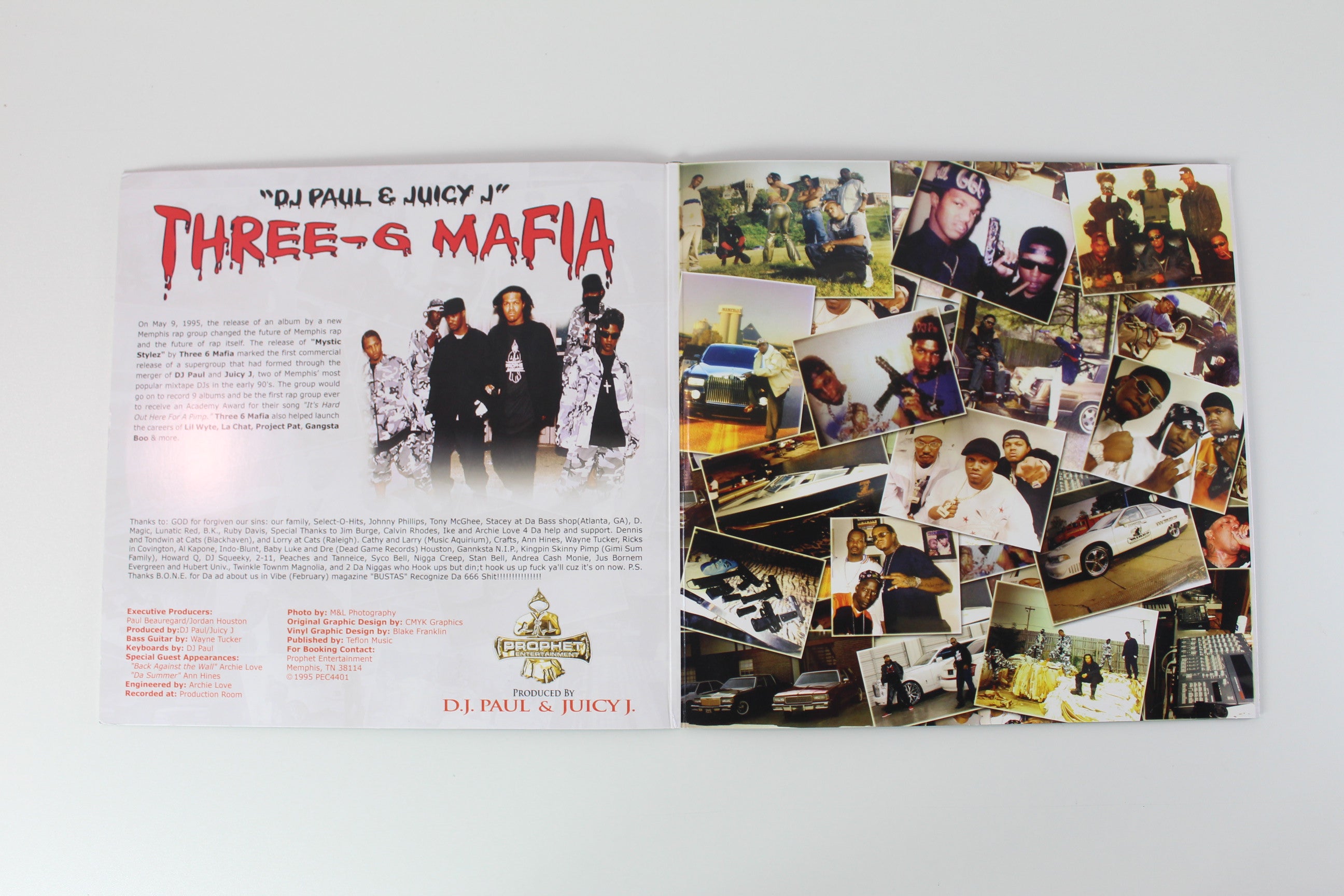Three 6 Mafia - Mystic Stylez on Prophet Entertainment Red Opaque Reissue