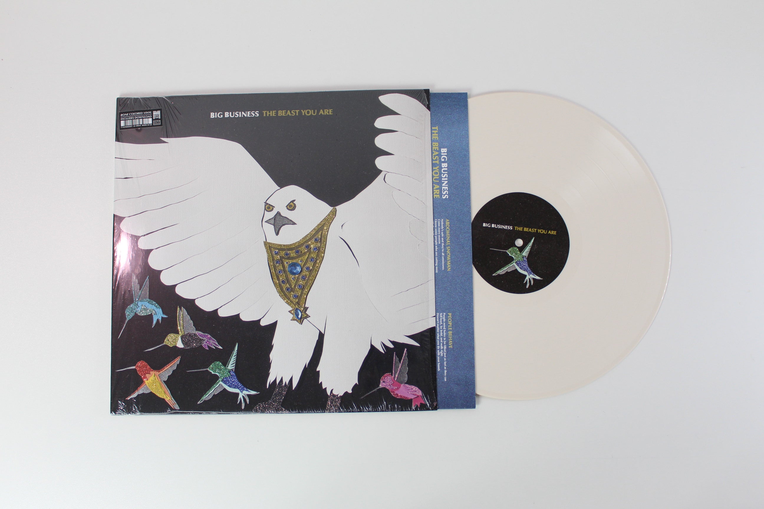 Big Business - The Beast You Are on Joyful Noise Bone Colored Vinyl