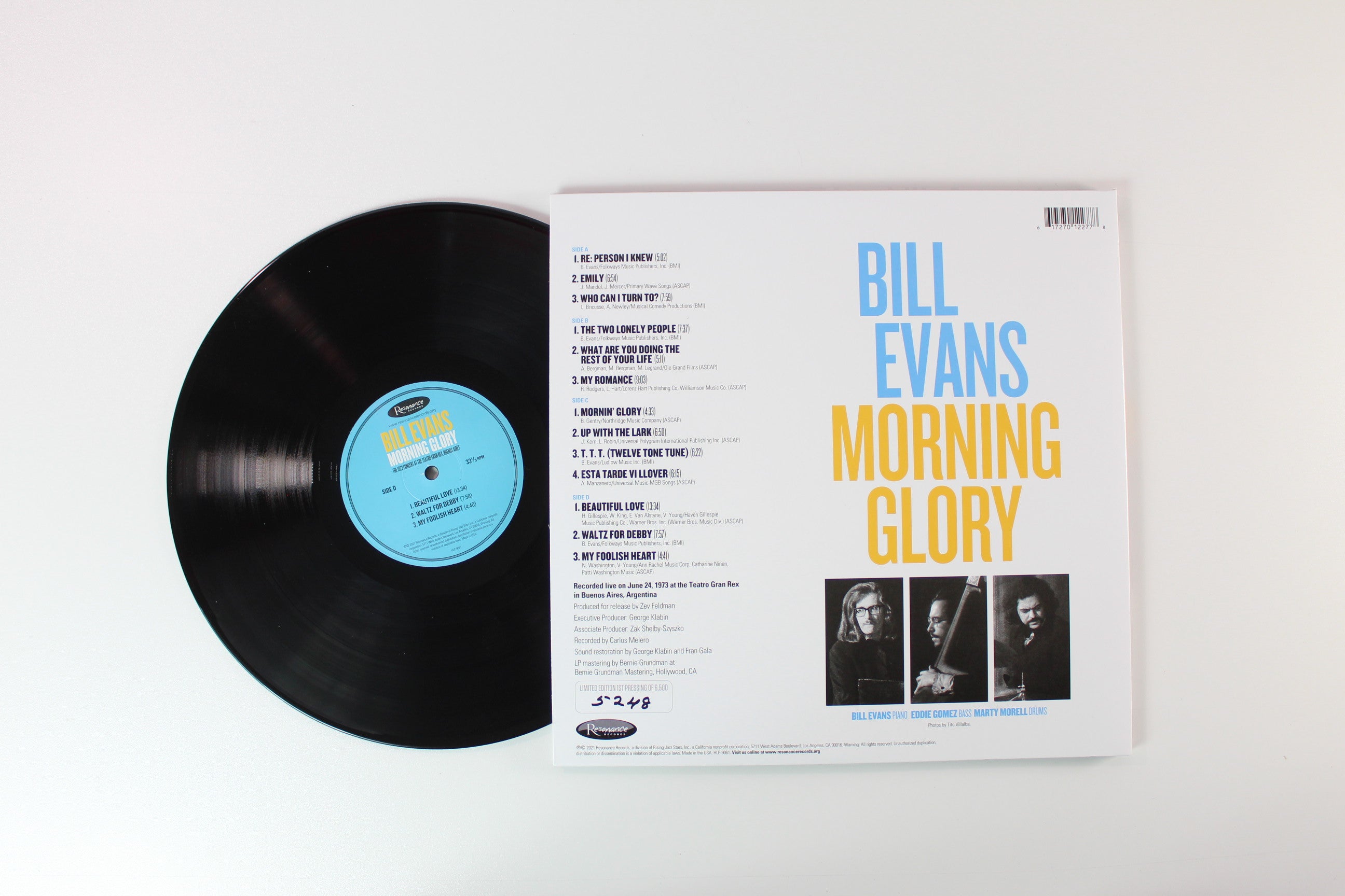 Bill Evans - Morning Glory: The 1973 Concert At The Teatro Gran Rex, Buenos Aires on Resonance Records