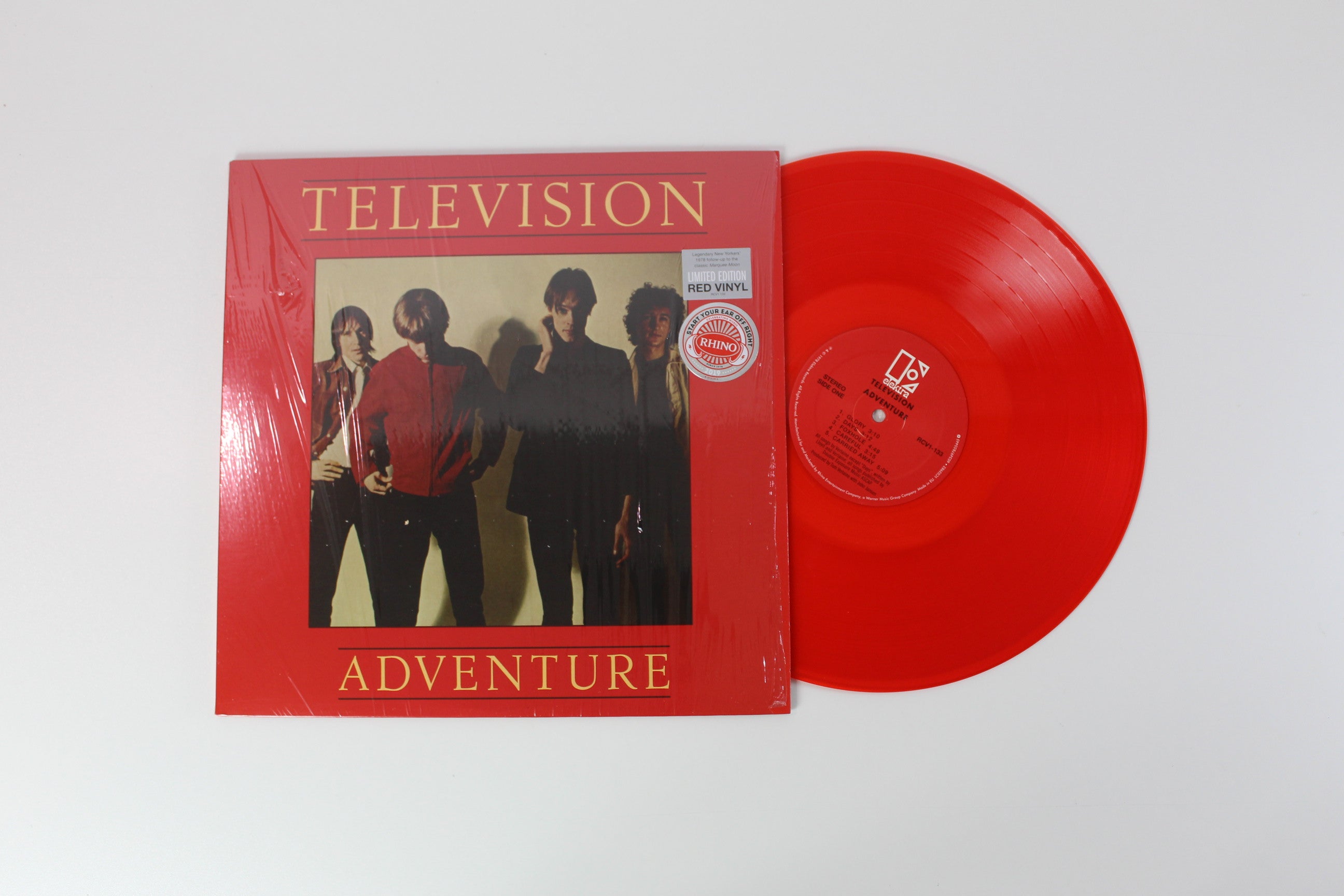 Television - Adventure on Elektra Rhino Ltd Red Vinyl Reissue