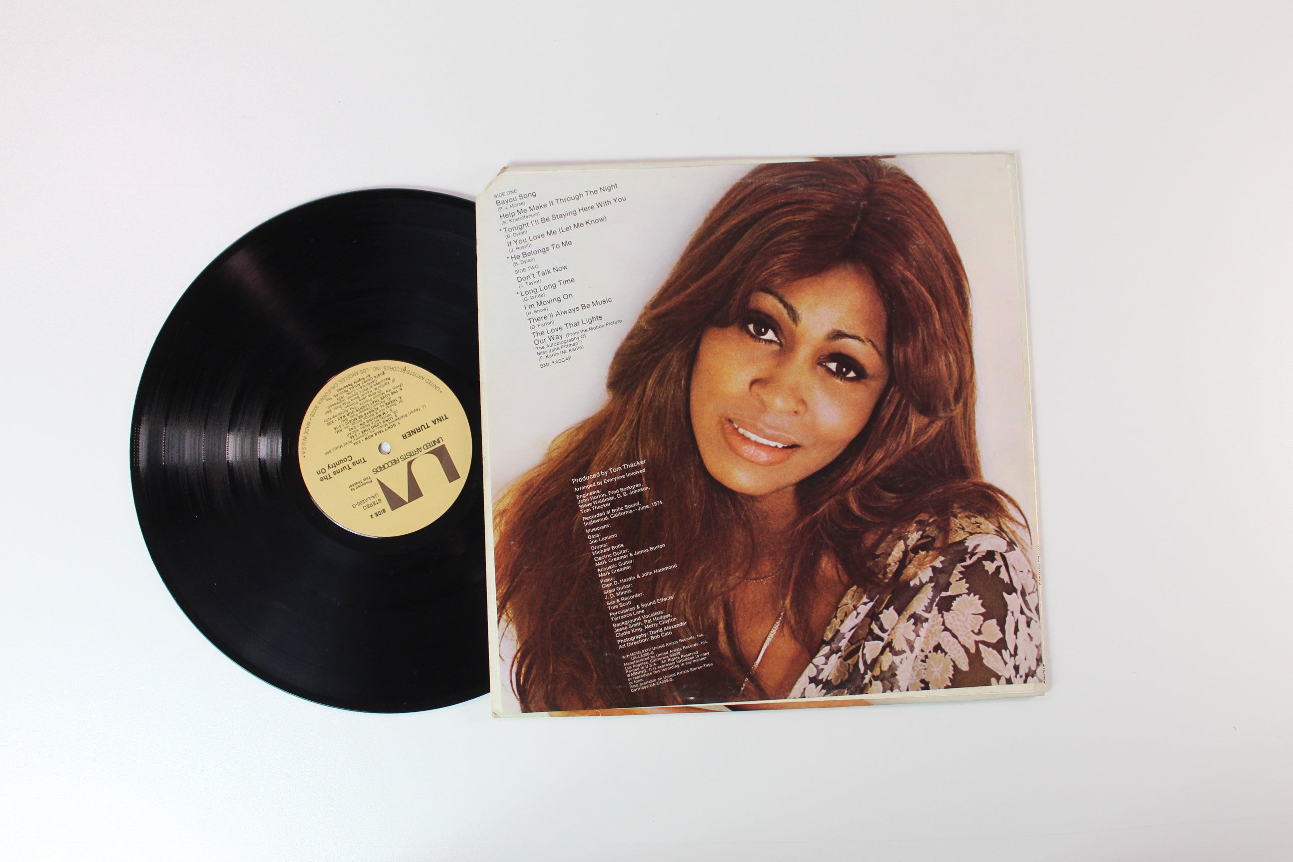 Tina Turner - Tina Turns The Country On on United Artists Records