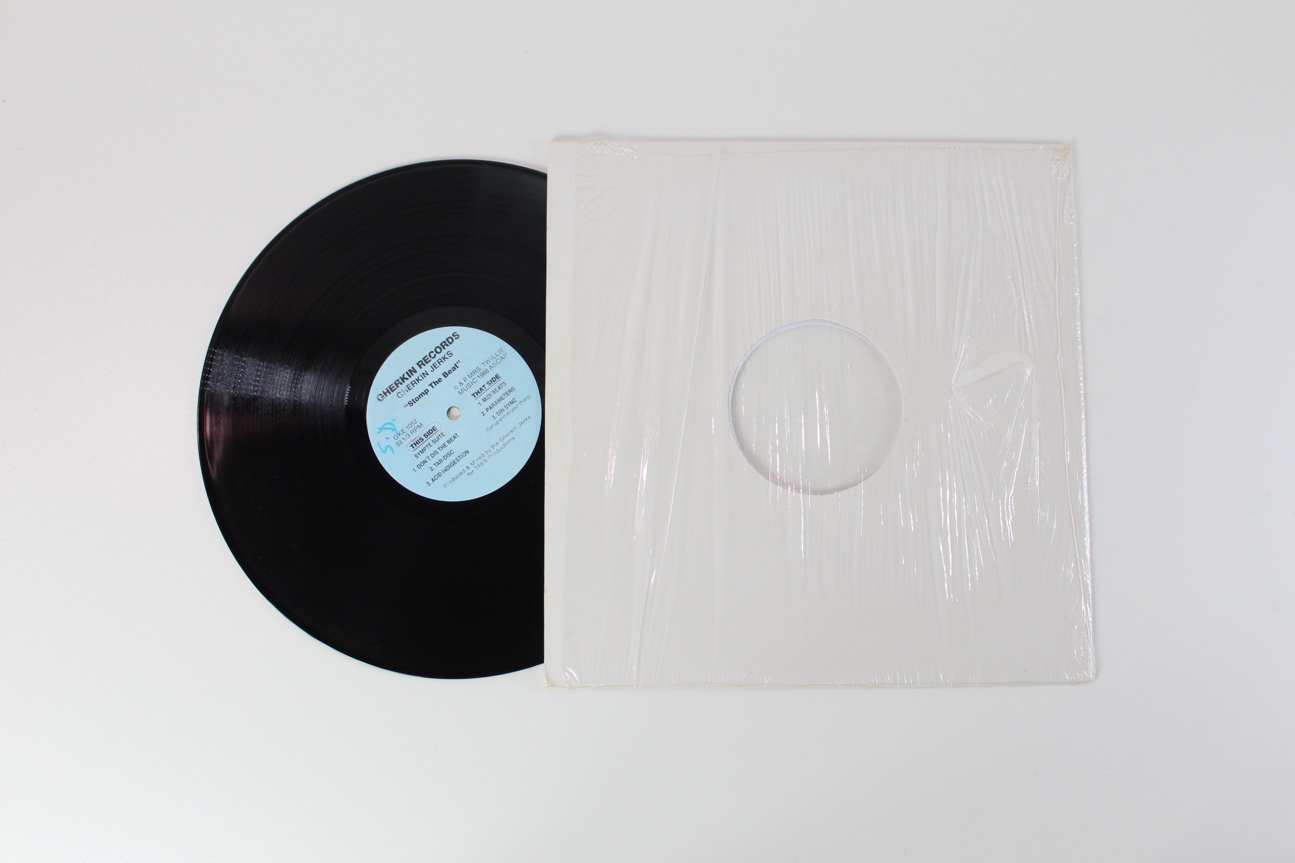 Gherkin Jerks - Stomp The Beat on Gherkin Records 12"