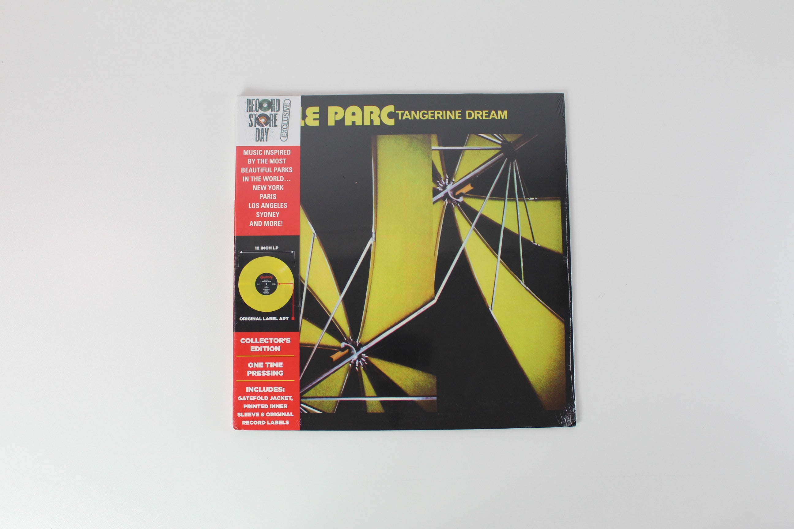 Tangerine Dream - Le Parc on Culture Factory RSD 2019 Ltd Yellow Vinyl Reissue