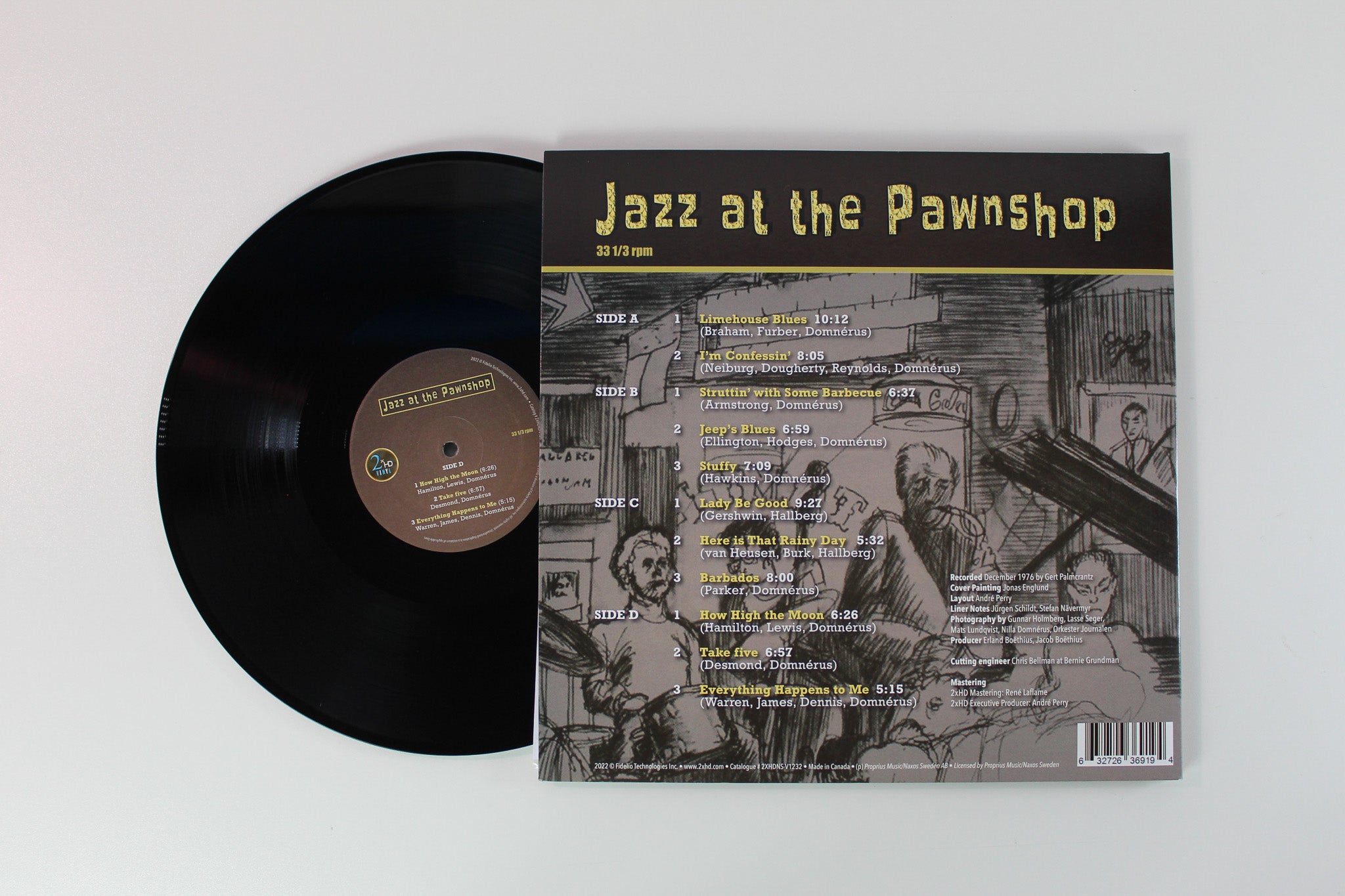 Arne Domnérus - Jazz At The Pawnshop on 2xHD Deluxe 200 Gram Reissue