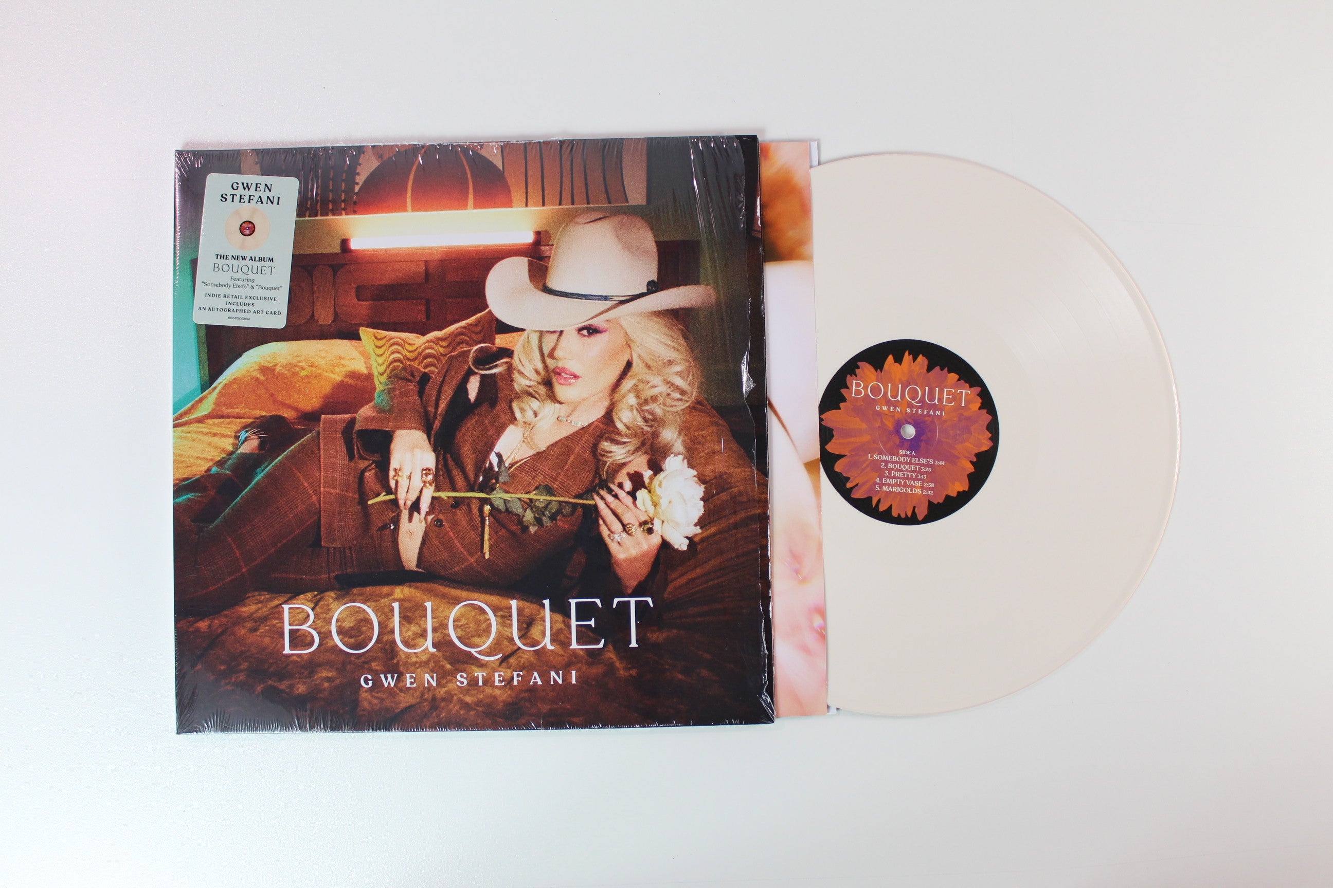 Gwen Stefani - Bouquet on Interscope Champagne Vinyl With Signed Insert