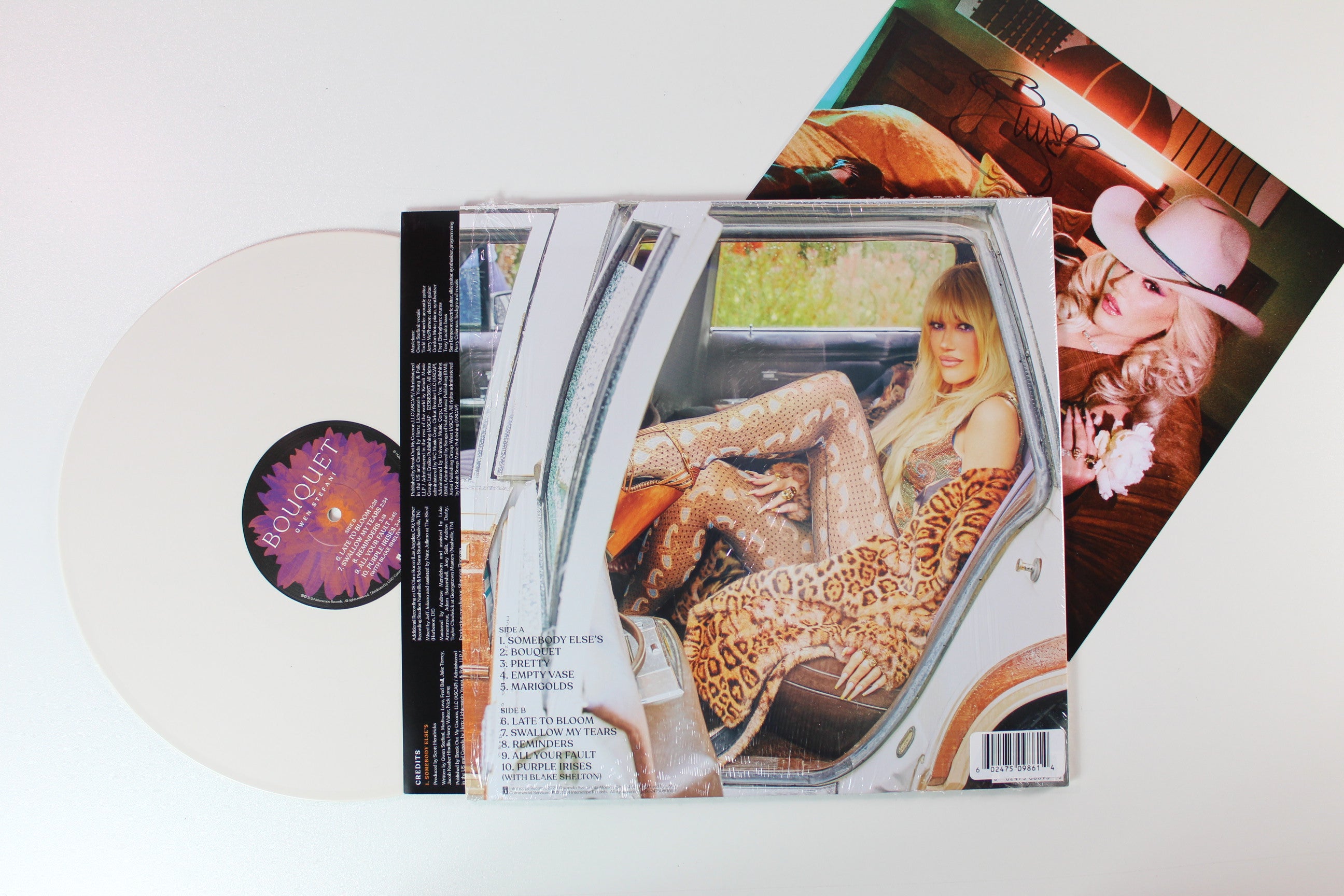 Gwen Stefani - Bouquet on Interscope Champagne Vinyl With Signed Insert