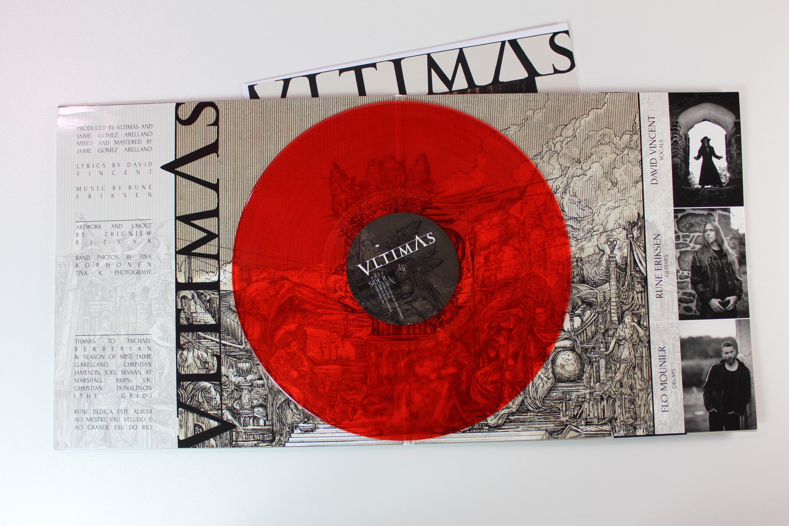 Vltimas - Something Wicked Marches In on Season of Mist Ltd Red Transparent