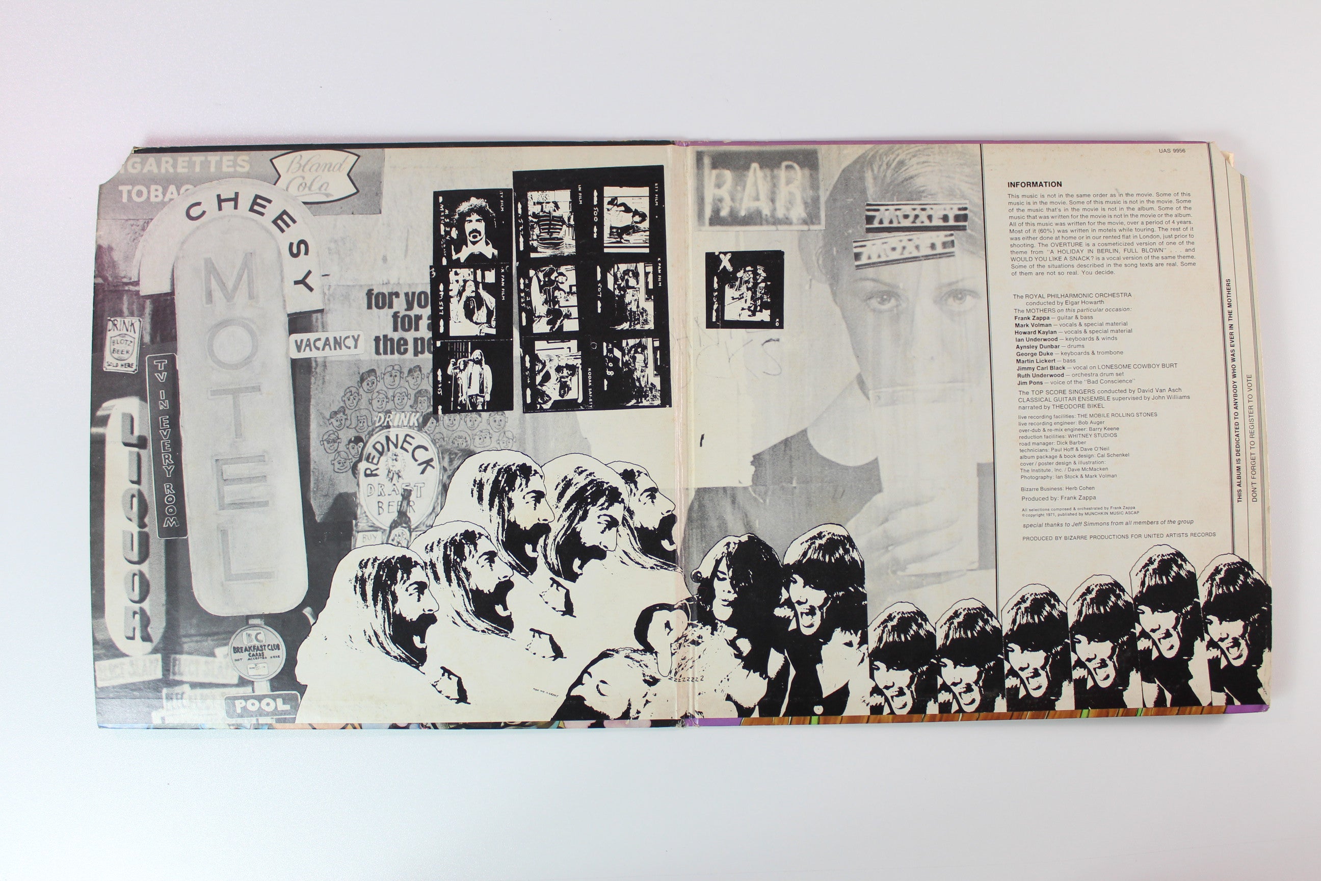 Frank Zappa - 200 Motels on United Artists