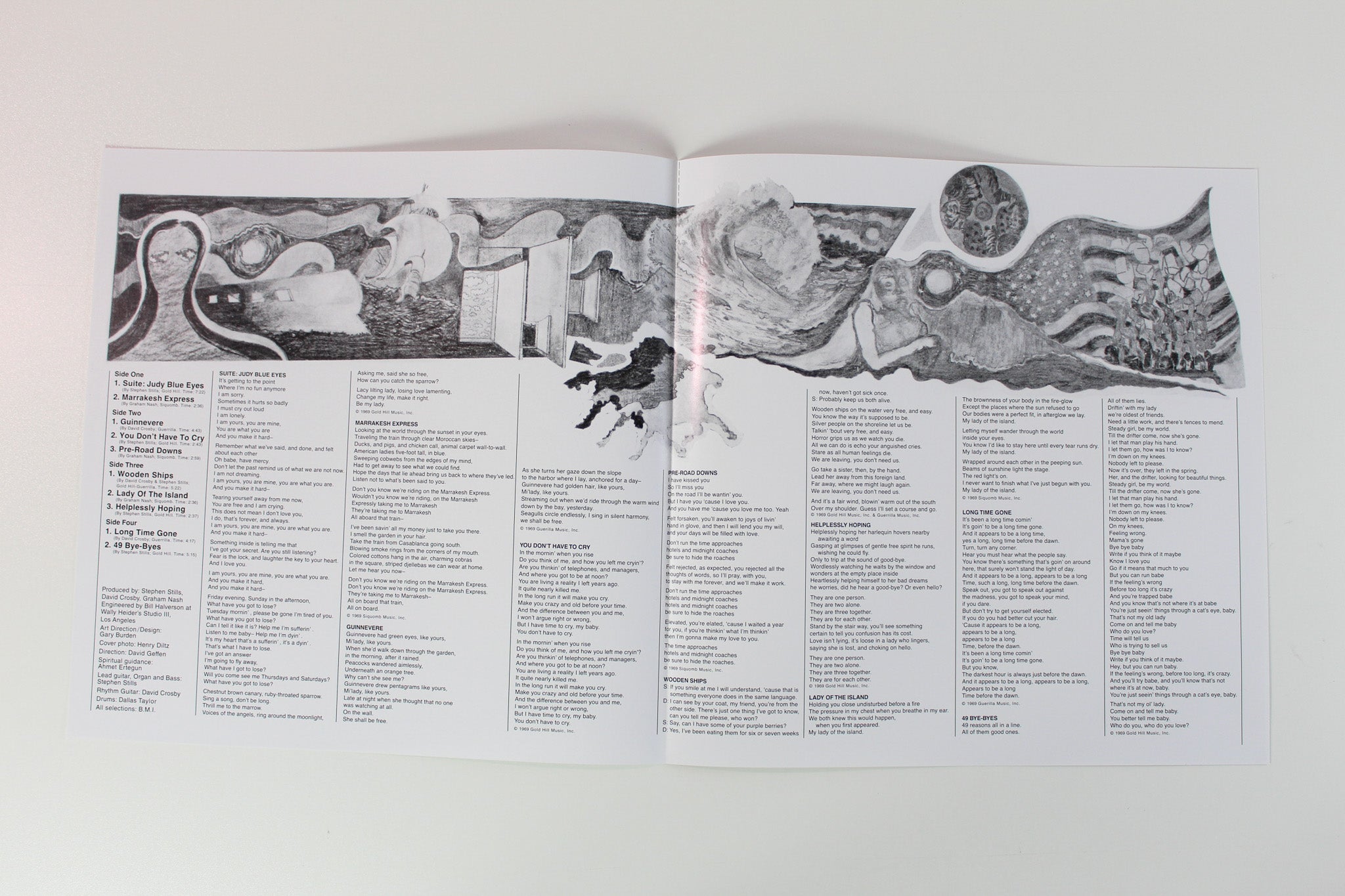 Crosby, Stills & Nash - Crosby, Stills & Nash on Atlantic Ltd Numbered 45 RPM 180 Gram Reissue