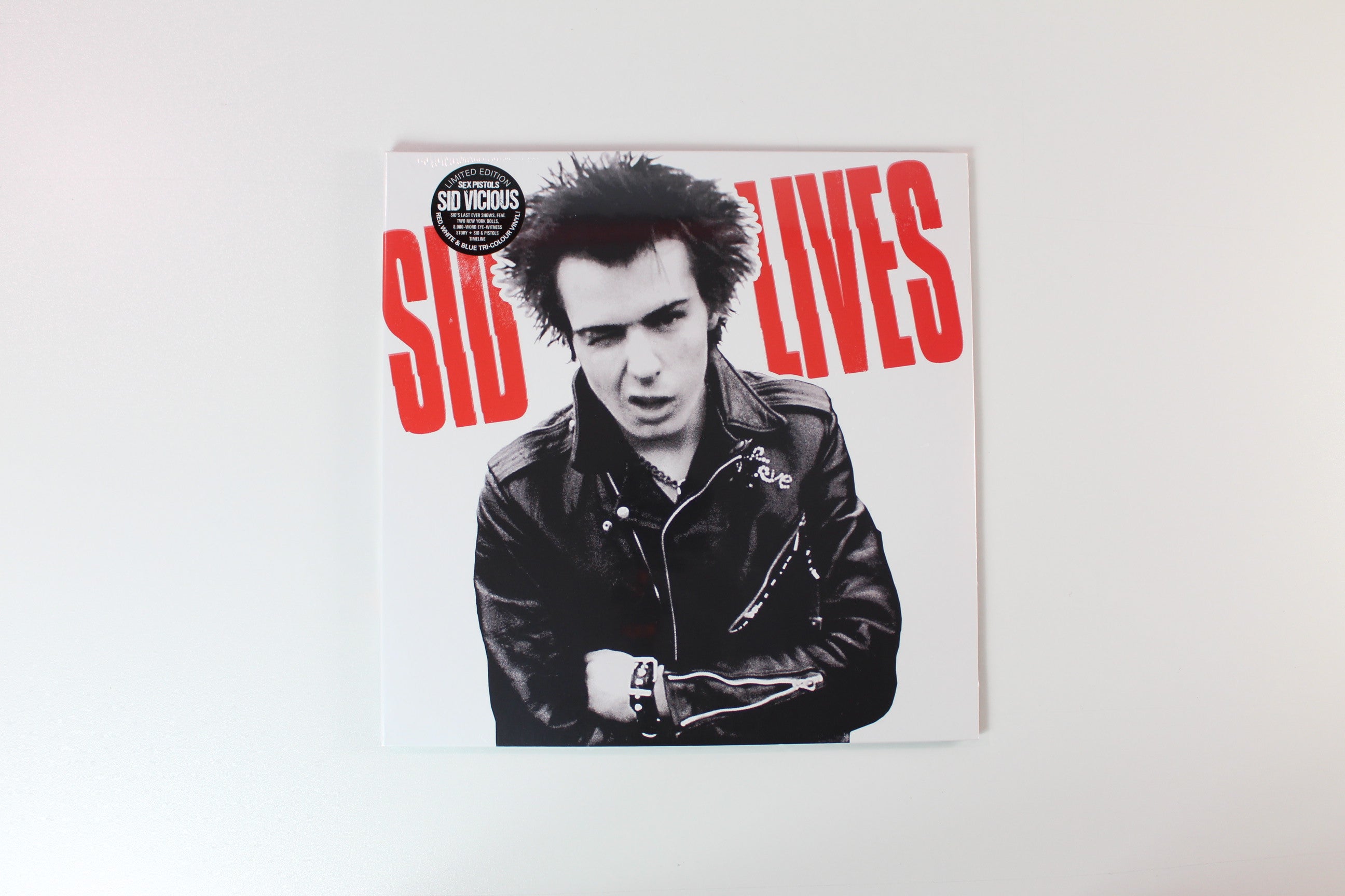Sid Vicious - Sid Lives on Jungle Records RSD BF 2019 Red/White/Blue Vinyl Reissue Sealed
