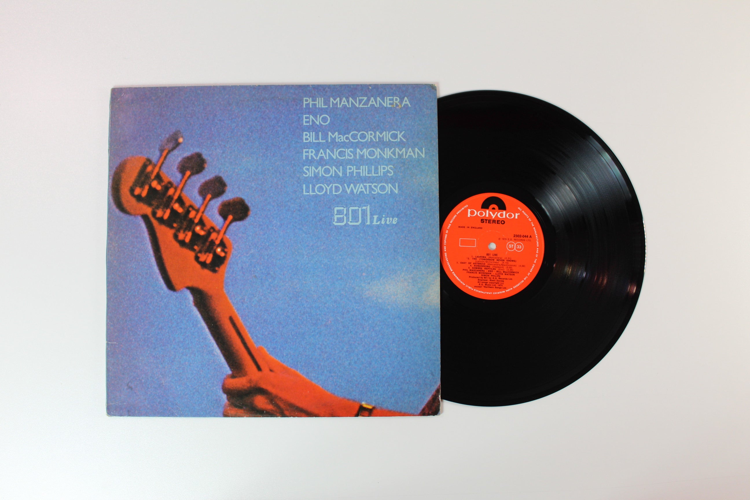 801 - 801 Live on Polydor UK Reissue