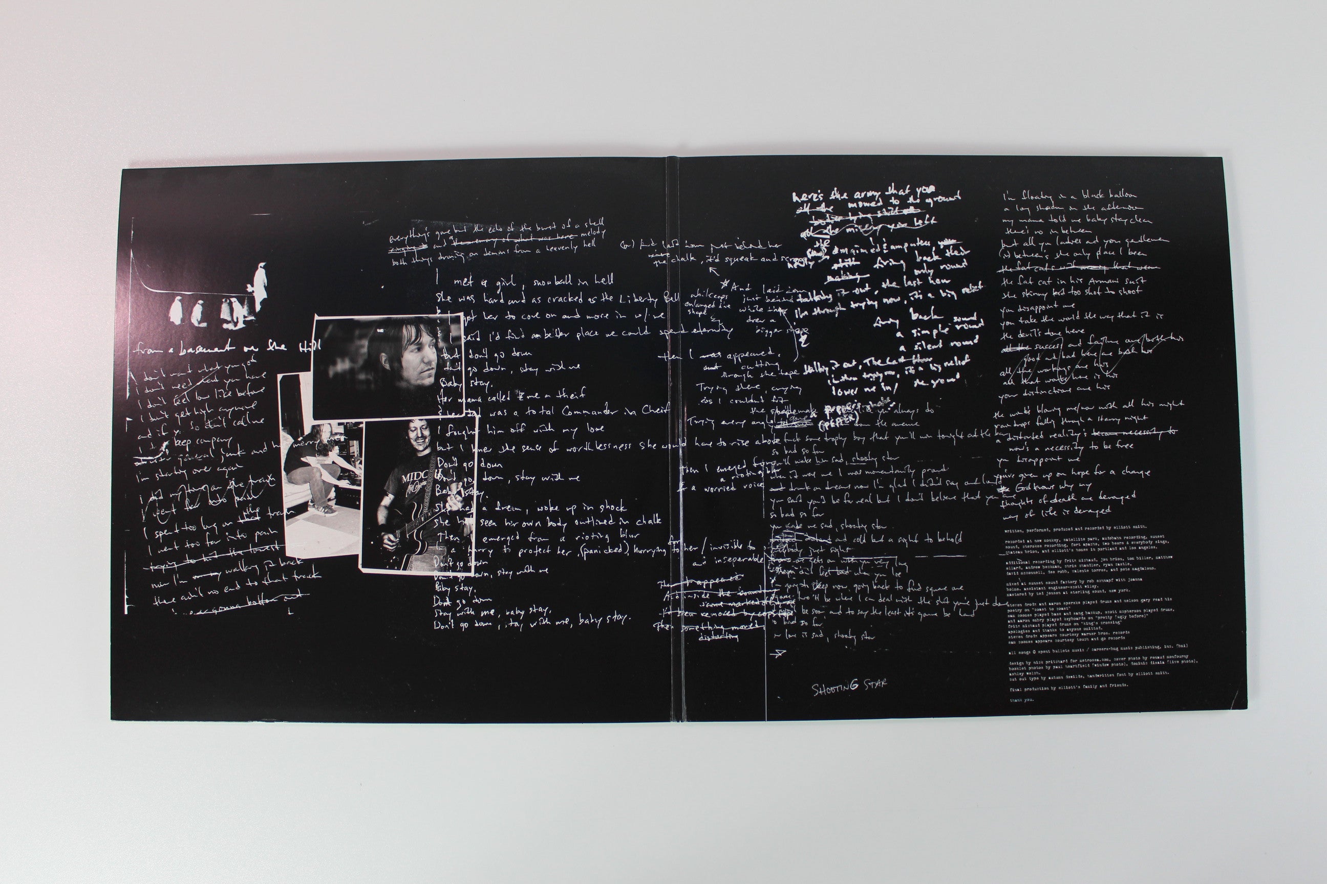 Elliott Smith - From A Basement On The Hill on Kill Rock Stars Ltd Black in Blue Viny Newbury Comics Exclusive