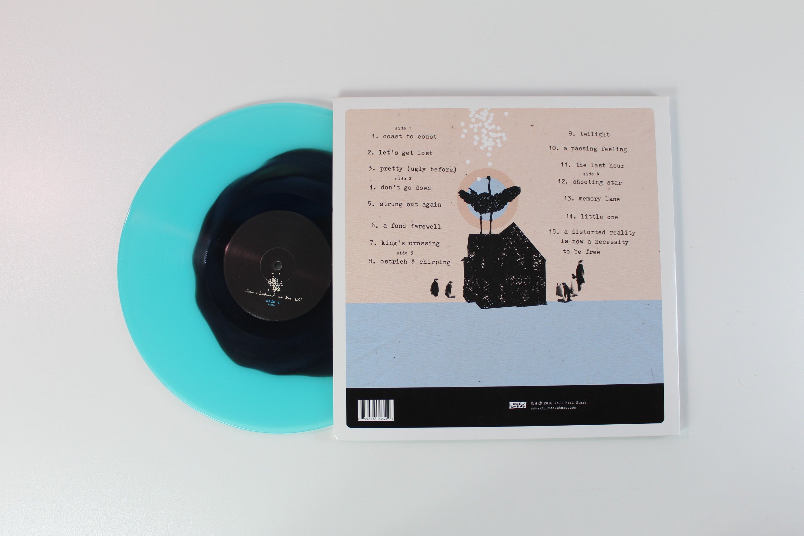 Elliott Smith - From A Basement On The Hill on Kill Rock Stars Ltd Black in Blue Viny Newbury Comics Exclusive