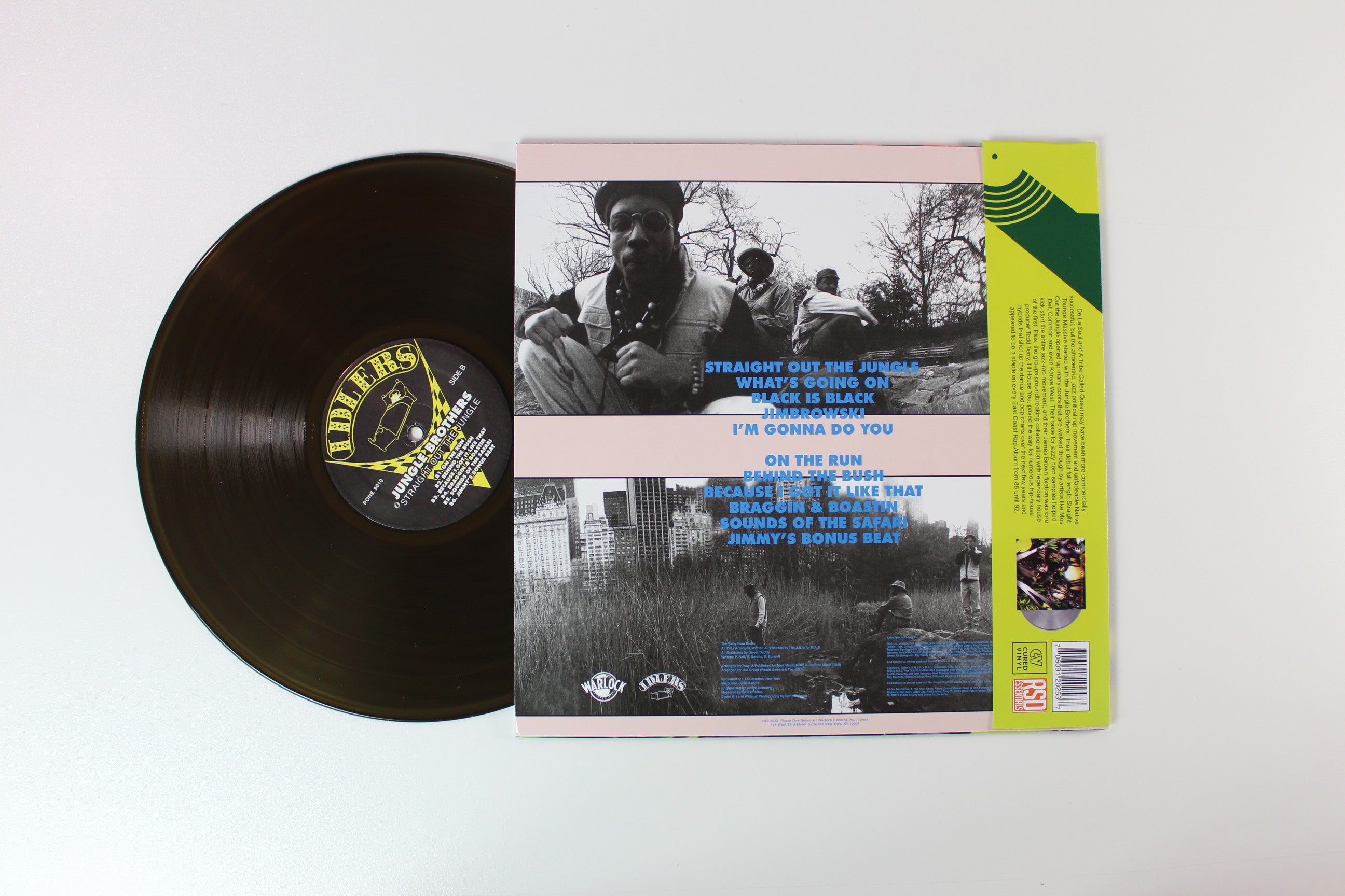 Jungle Brothers - Straight Out The Jungle on Phase One RSD 2022 Clear With Smoke Vinyl Reissue
