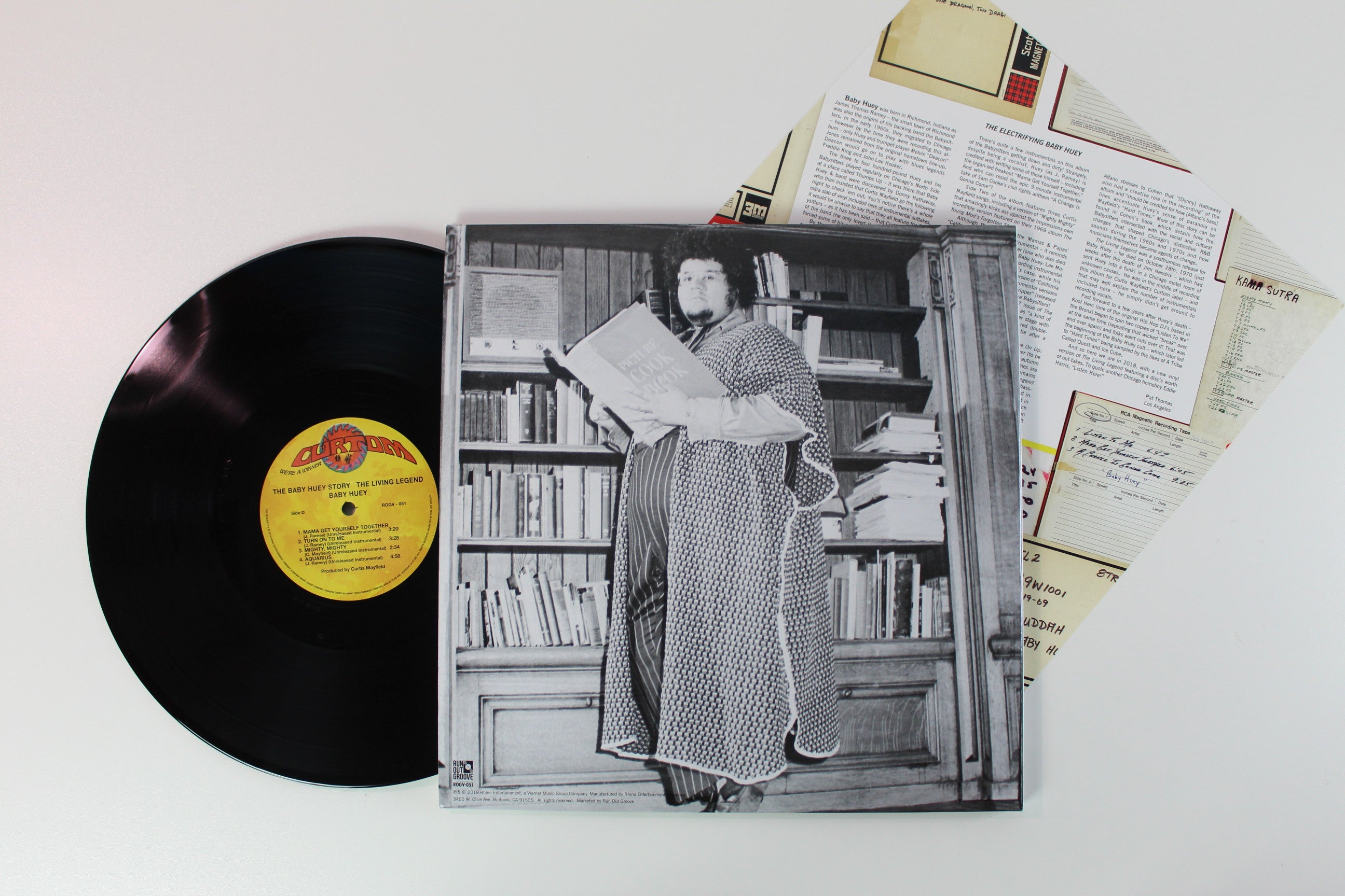 Baby Huey - The Baby Huey Story / The Living Legend on Curtom Run Out Groove RSD 2018 Ltd Reissue