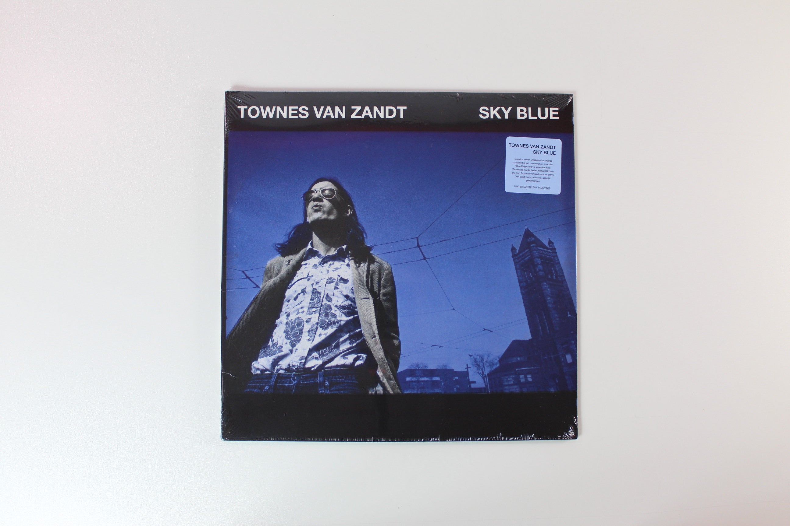 Townes Van Zandt - Sky Blue on Fat Possum Ltd Sky Blue Vinyl Sealed