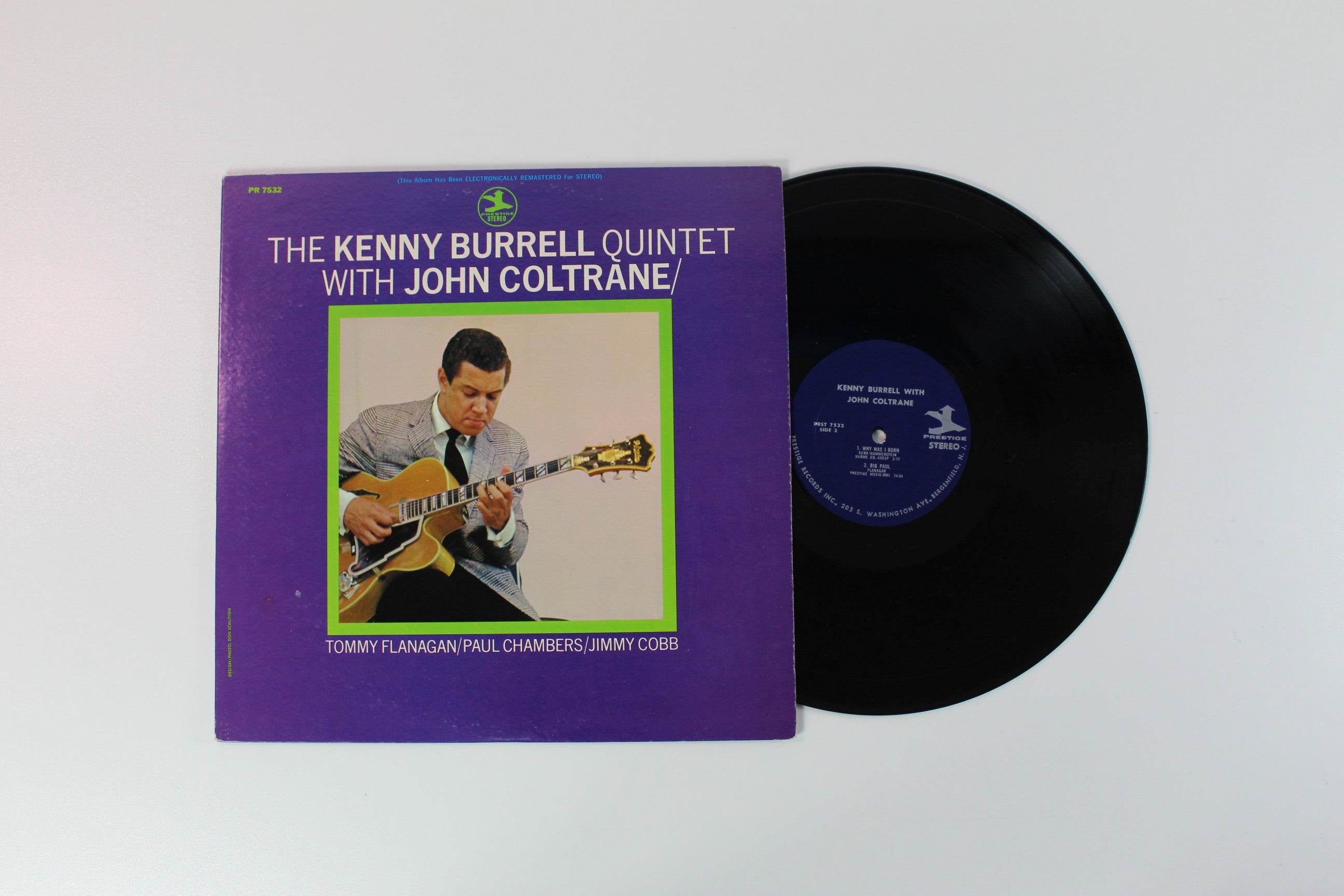 The Kenny Burrell Quintet - The Kenny Burrell Quintet With John Coltrane on Prestige Stereo Reissue