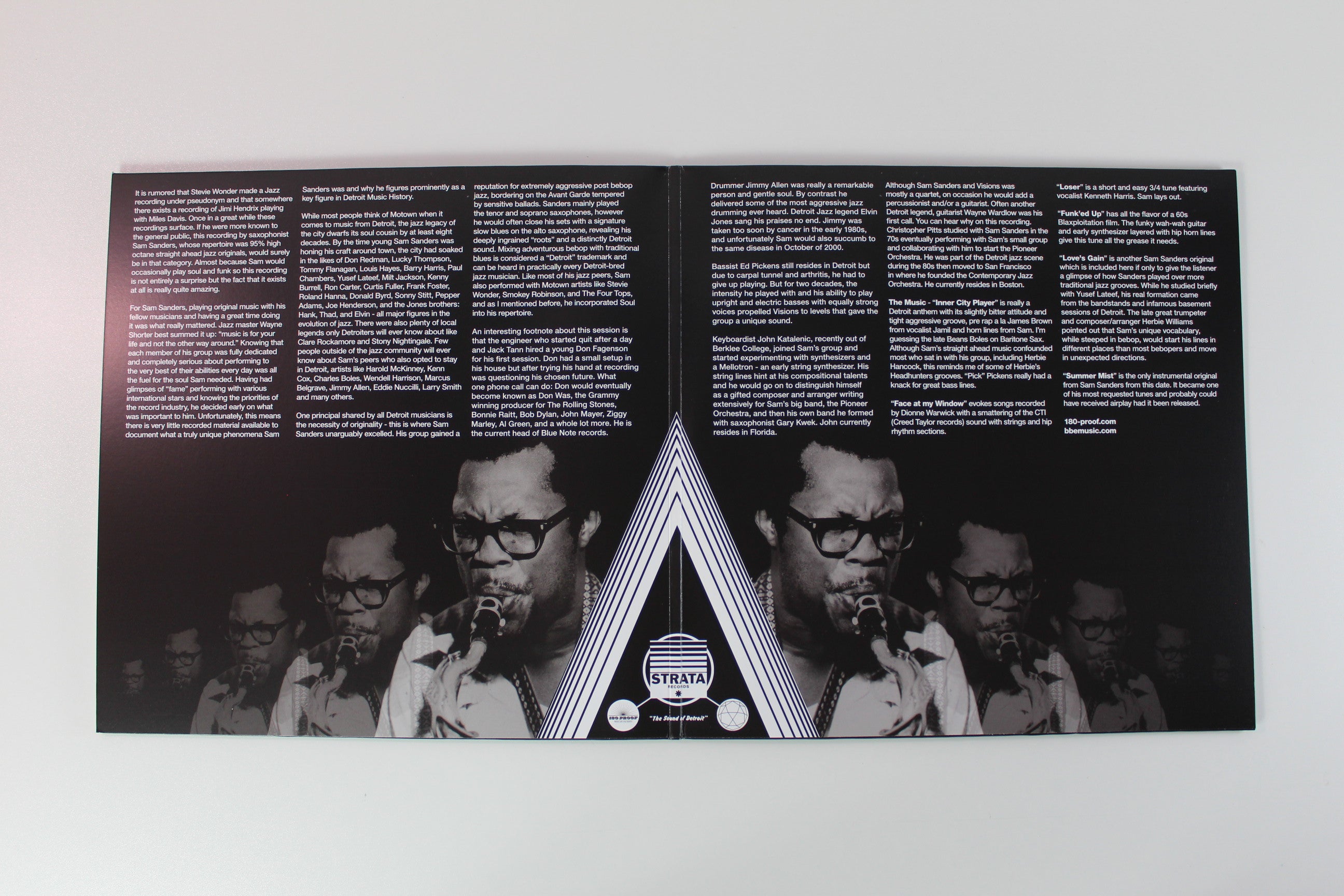 Sam Sanders - Mirror, Mirror on Strata 180 Proof 45 RPM Reissue