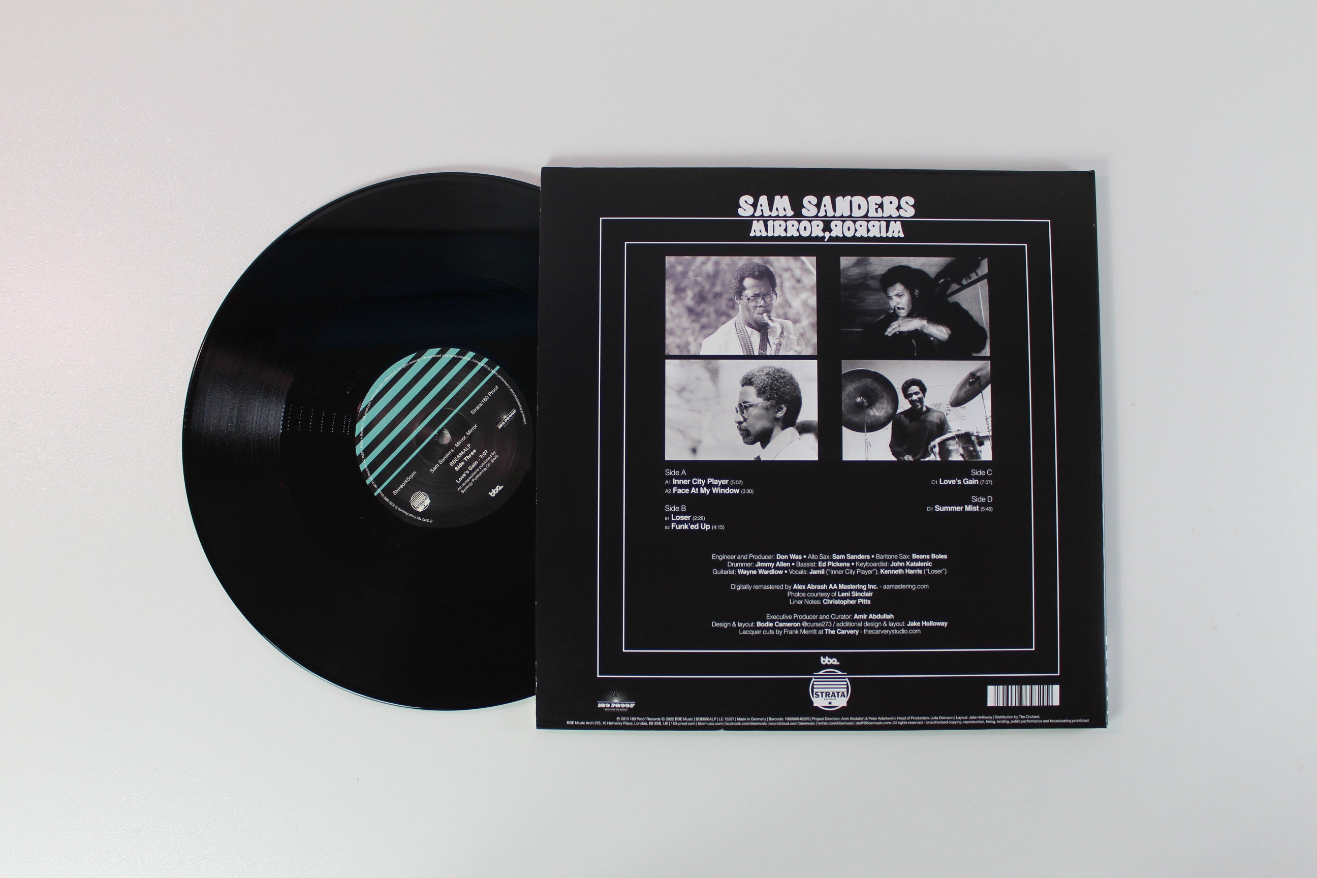 Sam Sanders - Mirror, Mirror on Strata 180 Proof 45 RPM Reissue