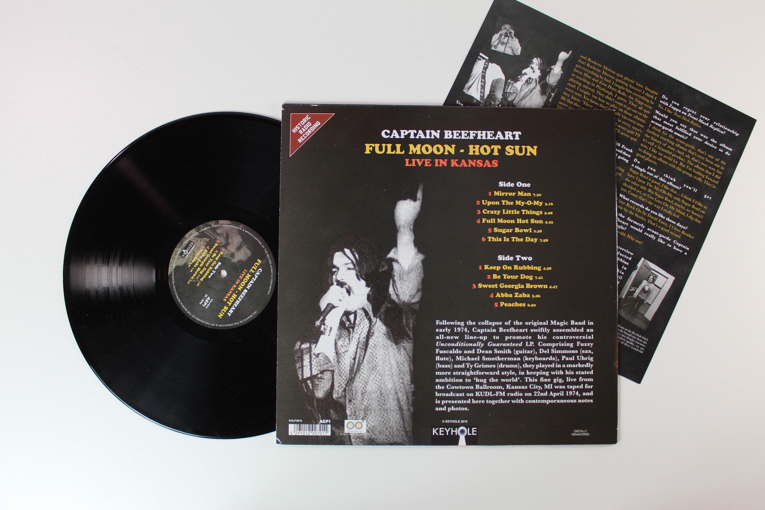 Captain Beefheart - Full Moon - Hot Sun Unofficial Pressing