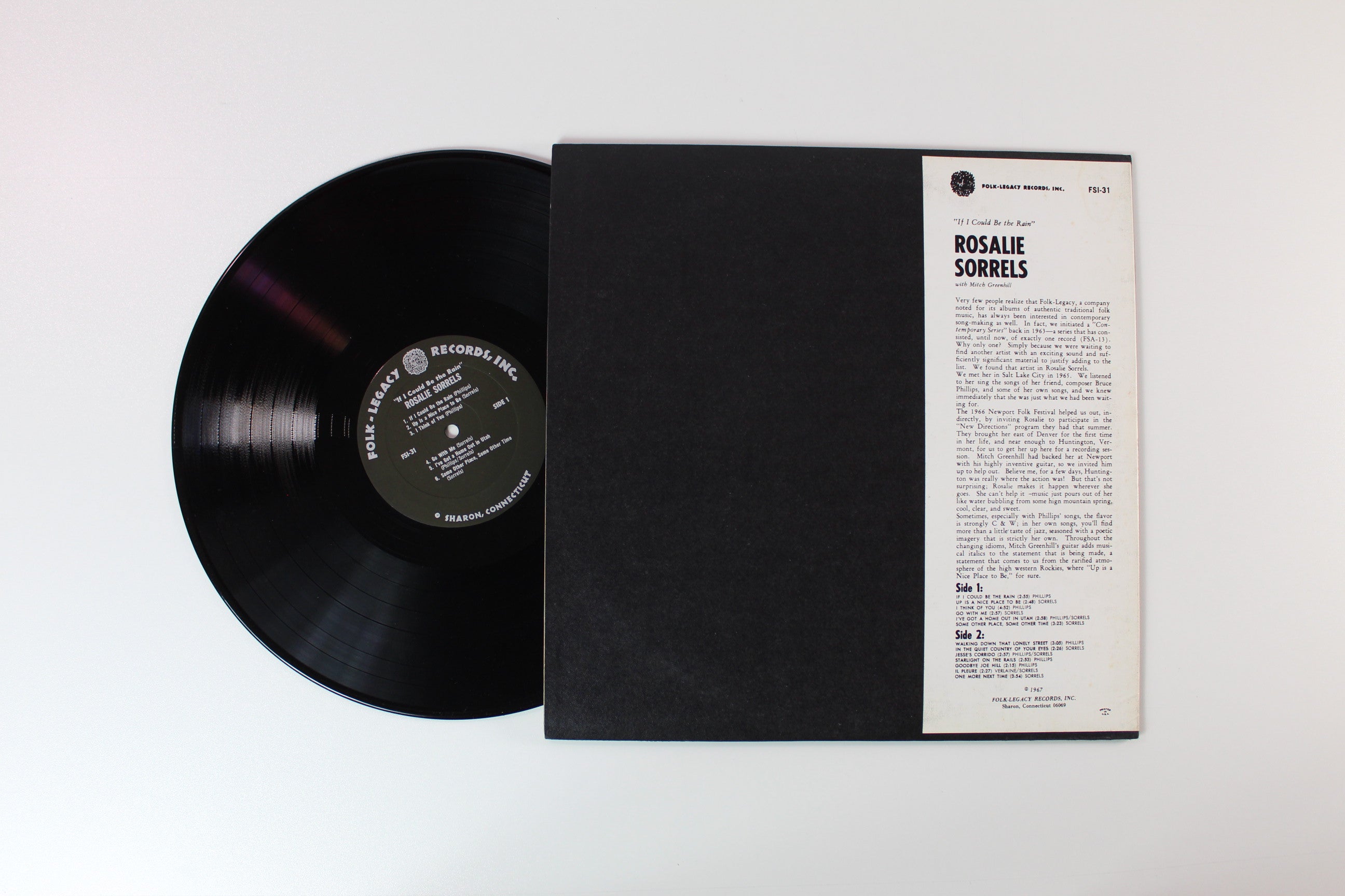 Rosalie Sorrels - If I Could Be The Rain on Folk-Legacy Records