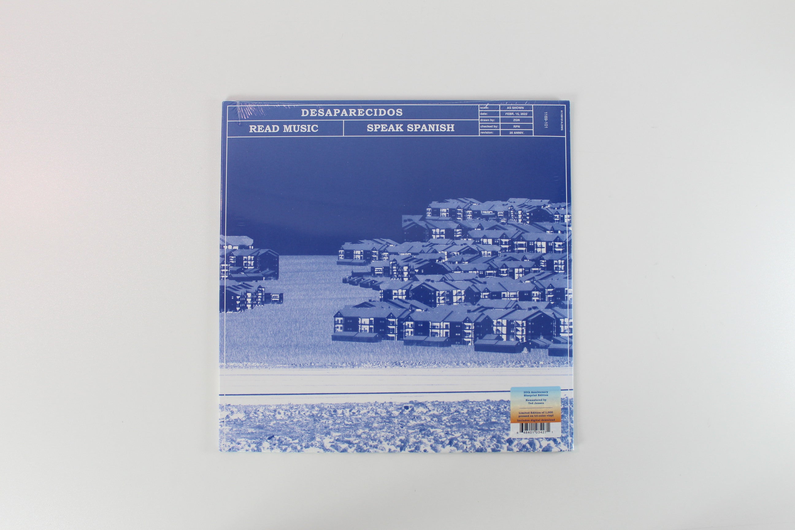 Desaparecidos - Read Music Speak Spanish on Saddle Creek Tri-Color Vinyl Reissue Sealed