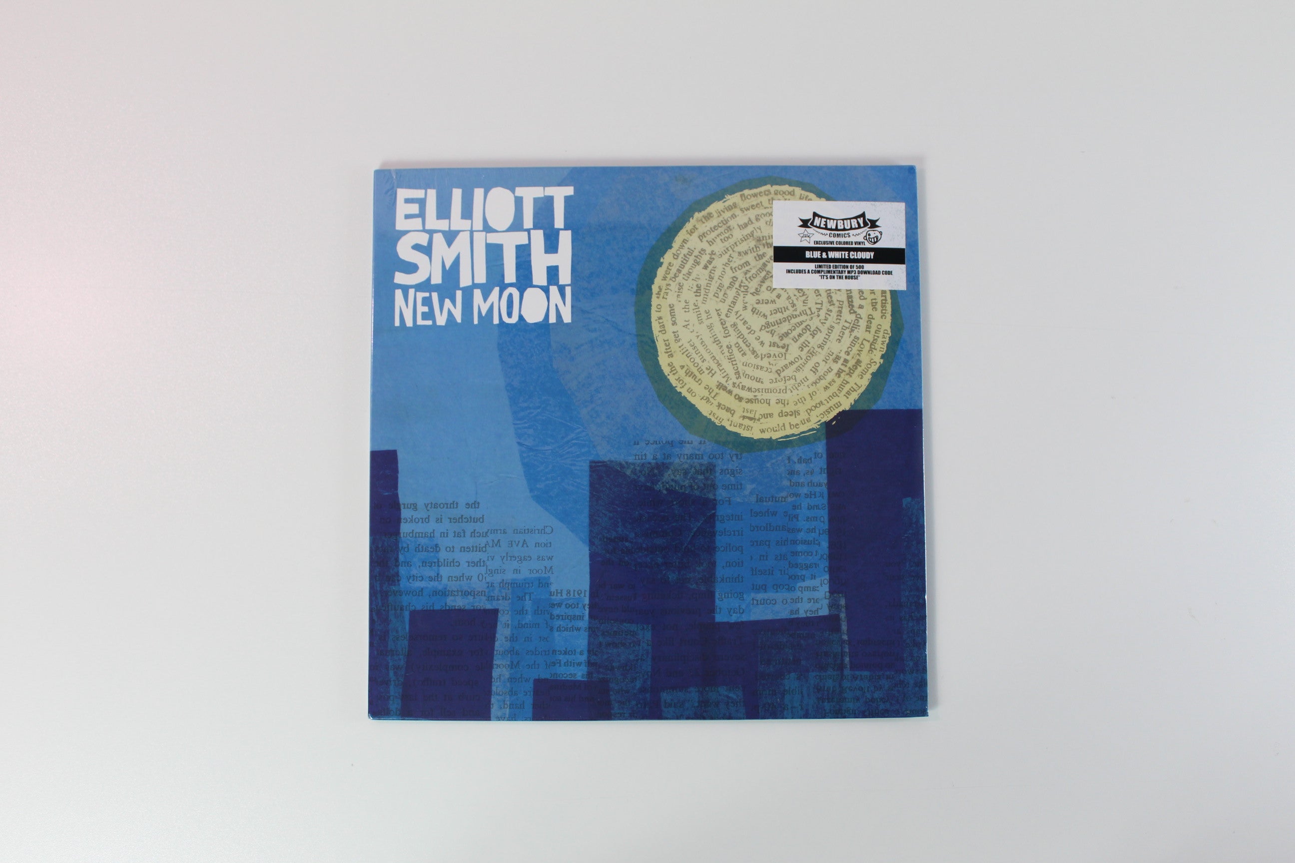 Elliott Smith - New Moon on Kill Rock Stars Ltd Black & Opaque Blue Reissue Sealed