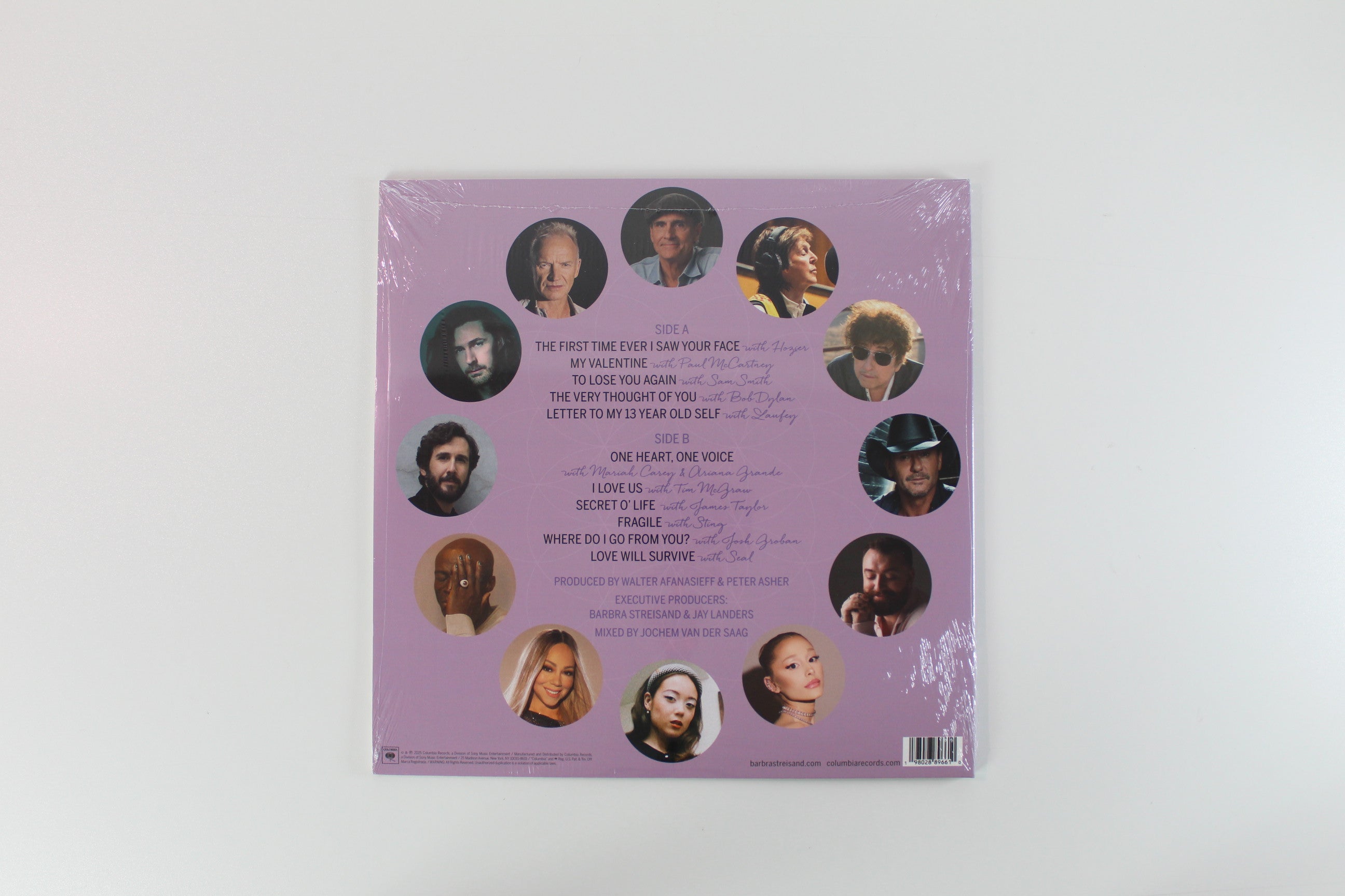 Barbra Streisand - The Secret Of Life - Partners Volume Two on Columbia Blush Vinyl Sealed