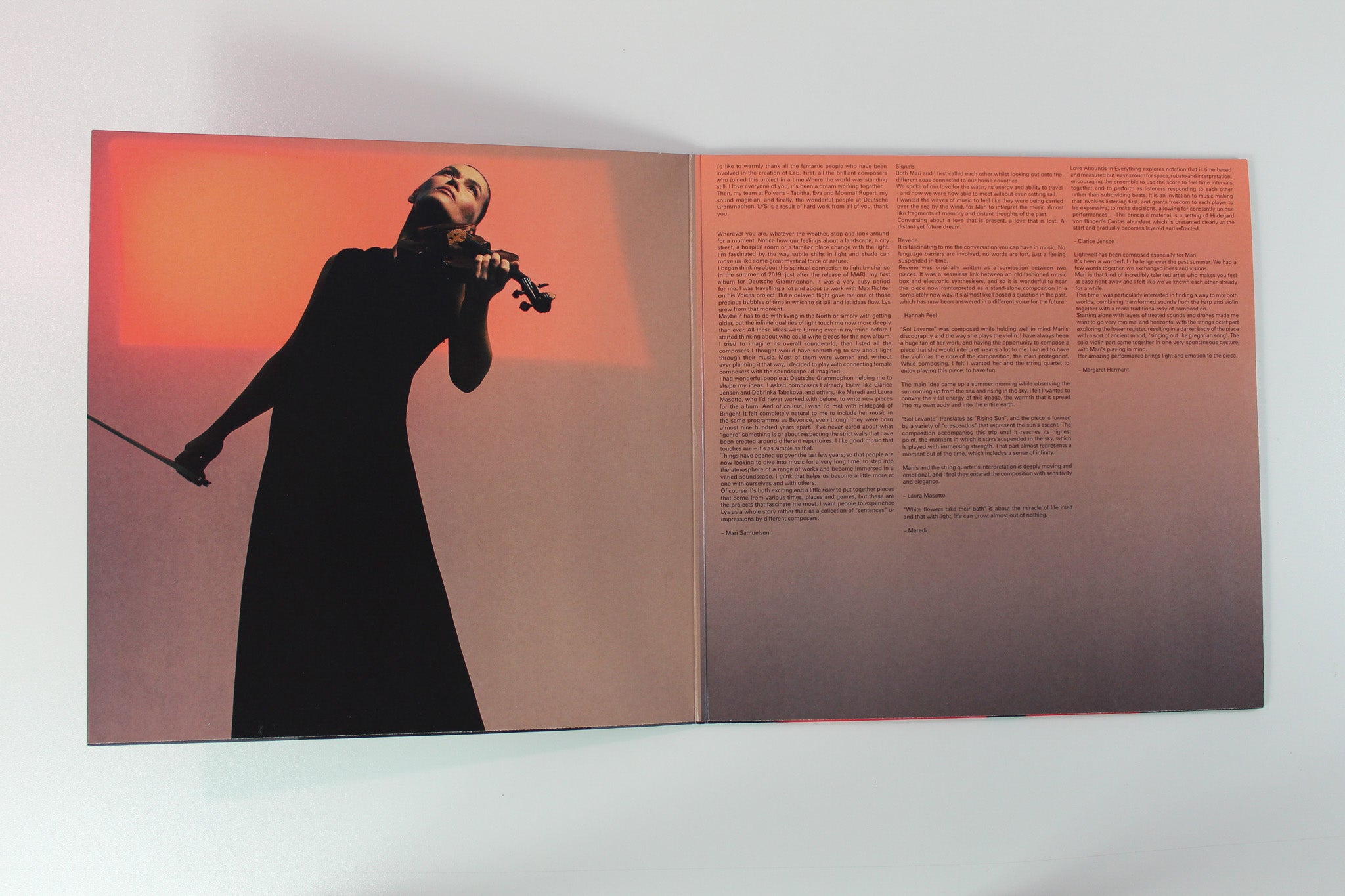 Mari Samuelsen - Lys on Deutsche Grammophon - Clear Vinyl