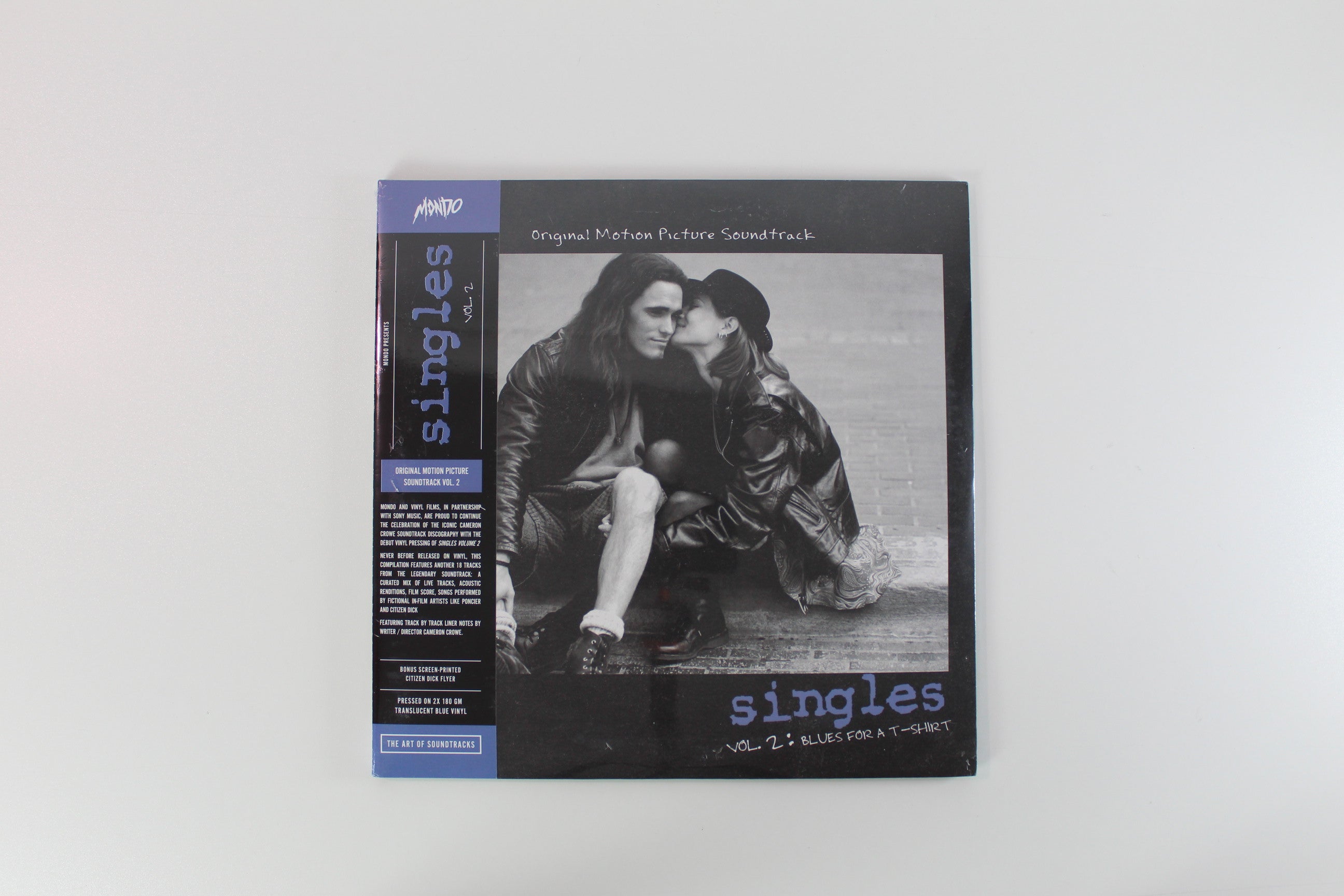 Various - Singles Vol. 2: Blues For A T-Shirt on Mondo Blue Vinyl Reissue Sealed