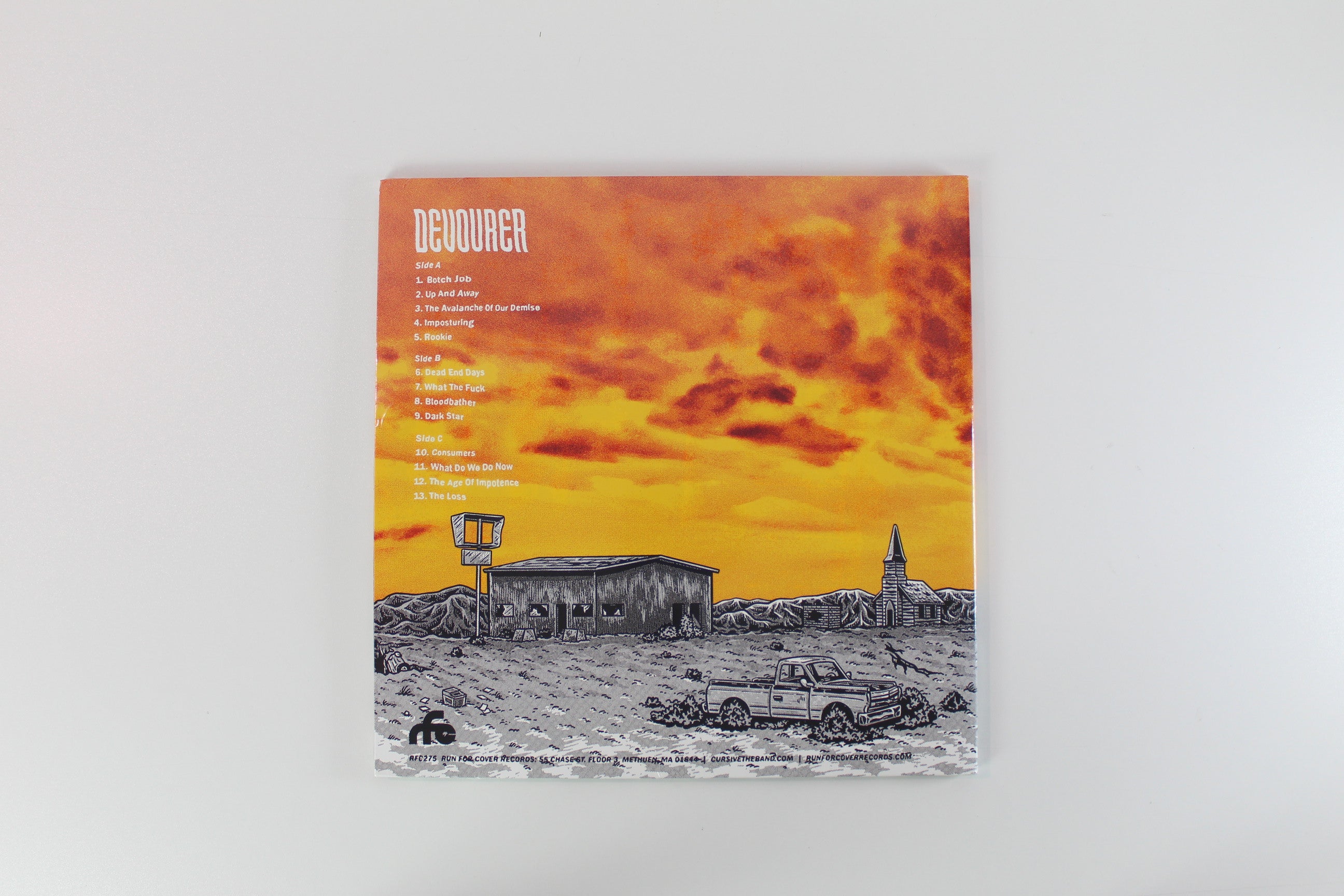 Cursive - Devourer on Run For Cover Ltd Nuclear Galaxy Vinyl Sealed
