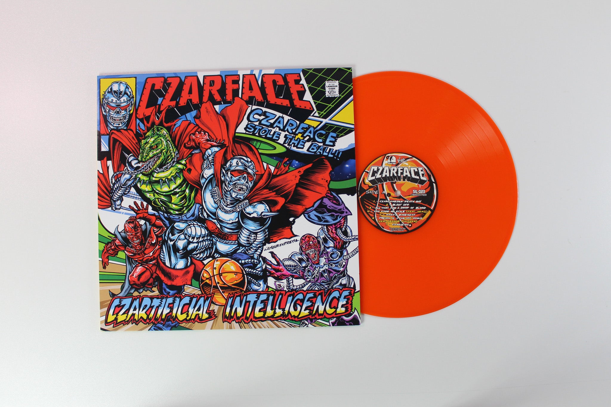 Czarface - Czartificial Intelligence (Stole The Ball Edition) on Silver Age / Virgin - Orange Vinyl
