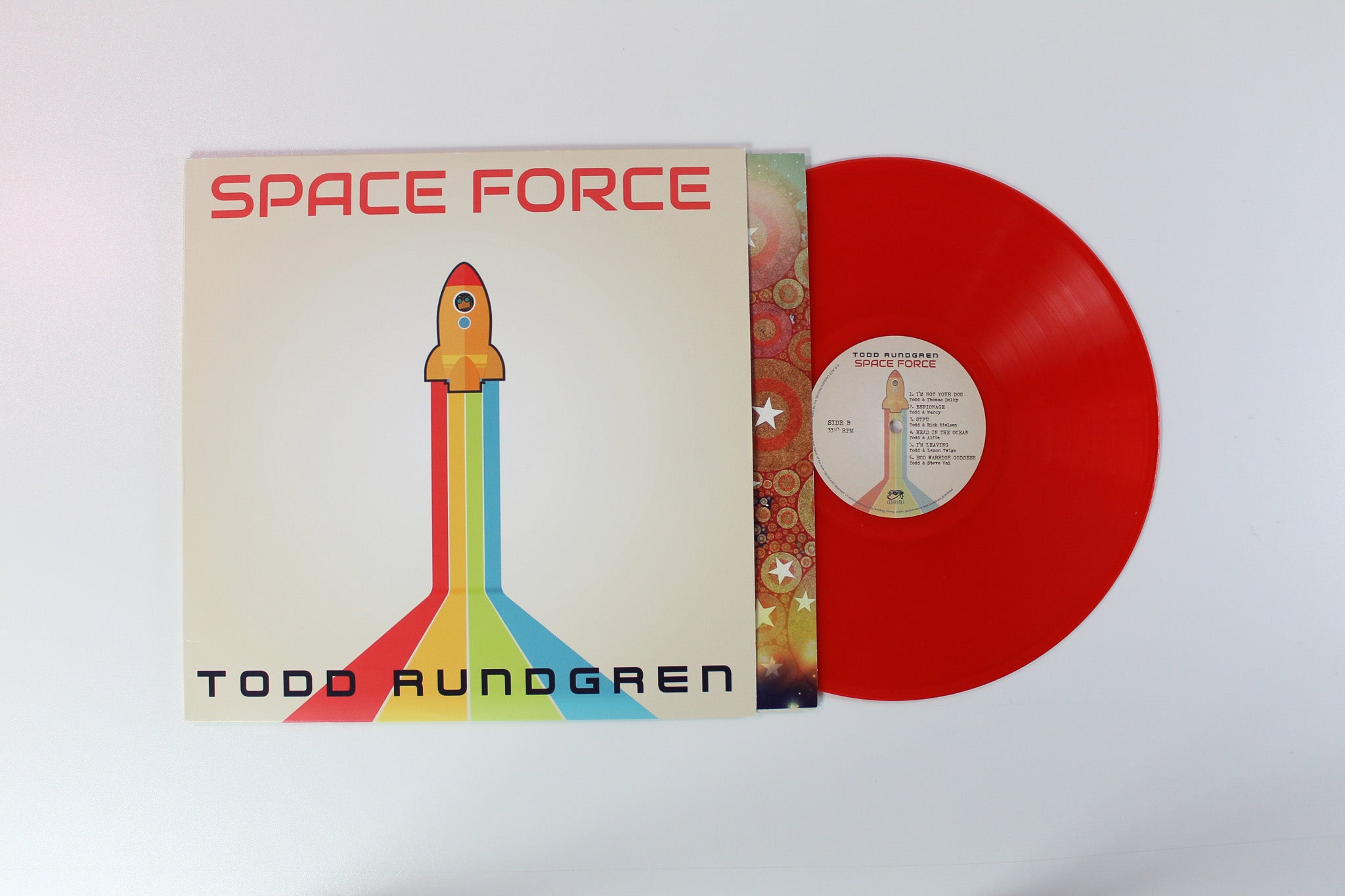 Todd Rundgren - Space Force on Cleopatra - Red Vinyl