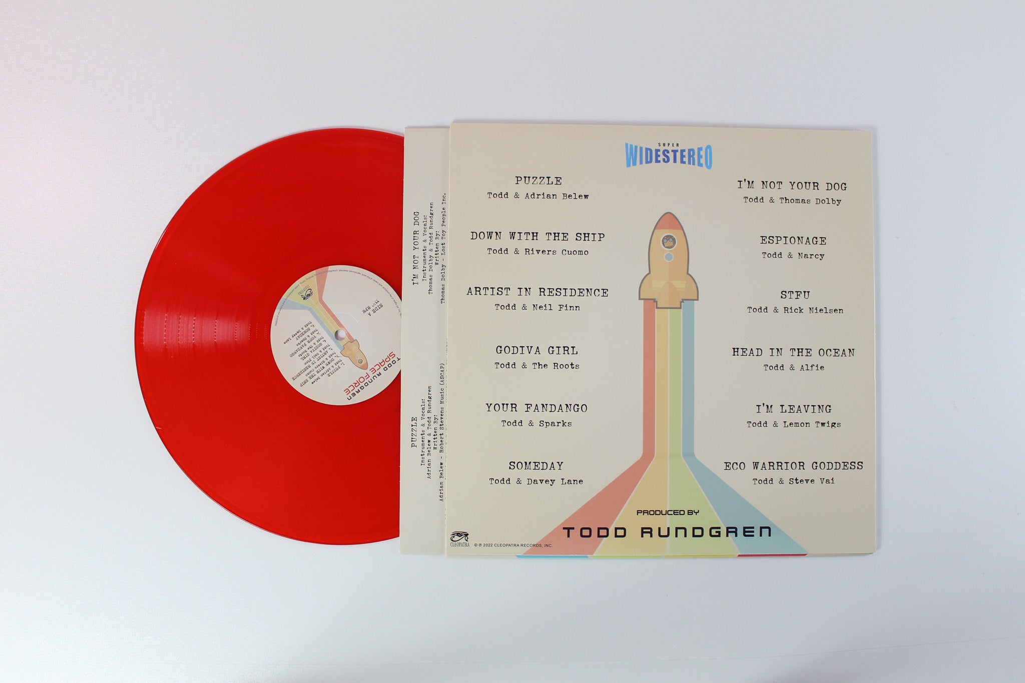 Todd Rundgren - Space Force on Cleopatra - Red Vinyl