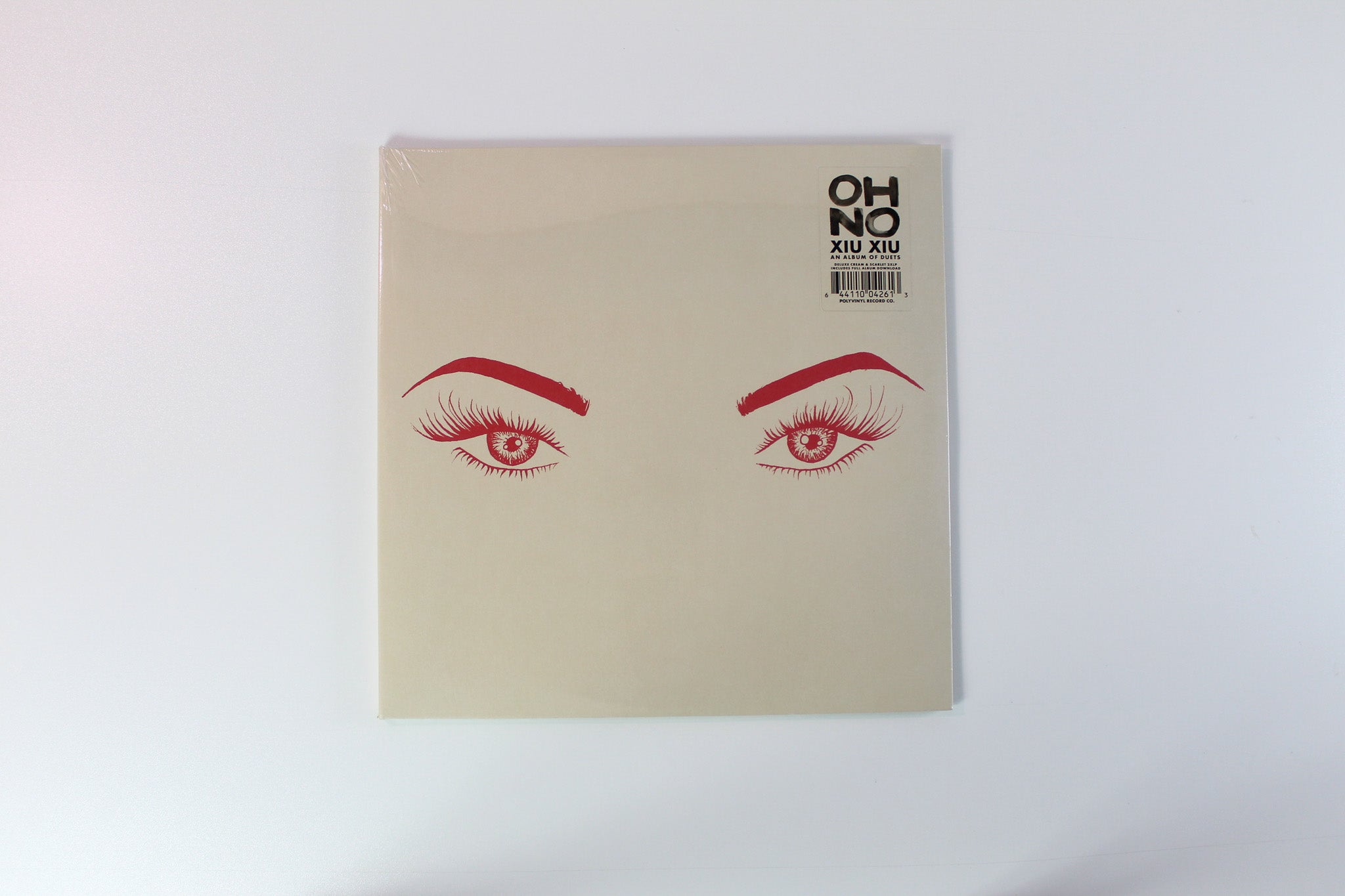 Xiu Xiu - Oh No on Polyvinyl Record Company - Cream & Red Vinyl Sealed