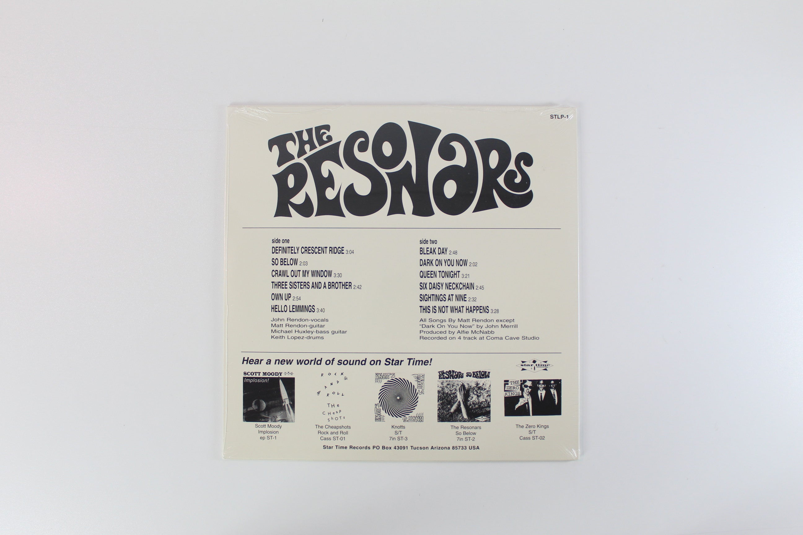 The Resonars - The Resonars on Midtown Island Ltd Reissue Sealed
