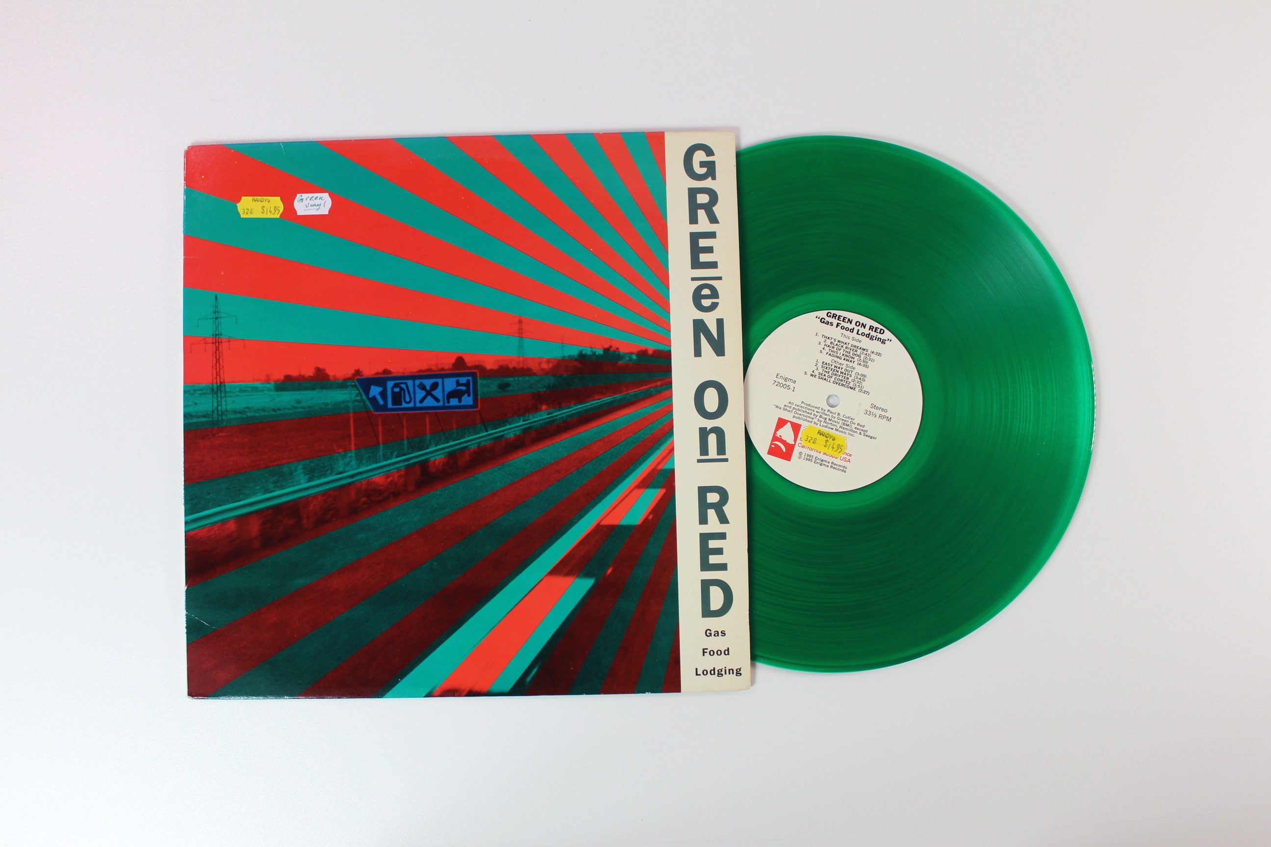 Green On Red - Gas Food Lodging on Enigma - Green Vinyl