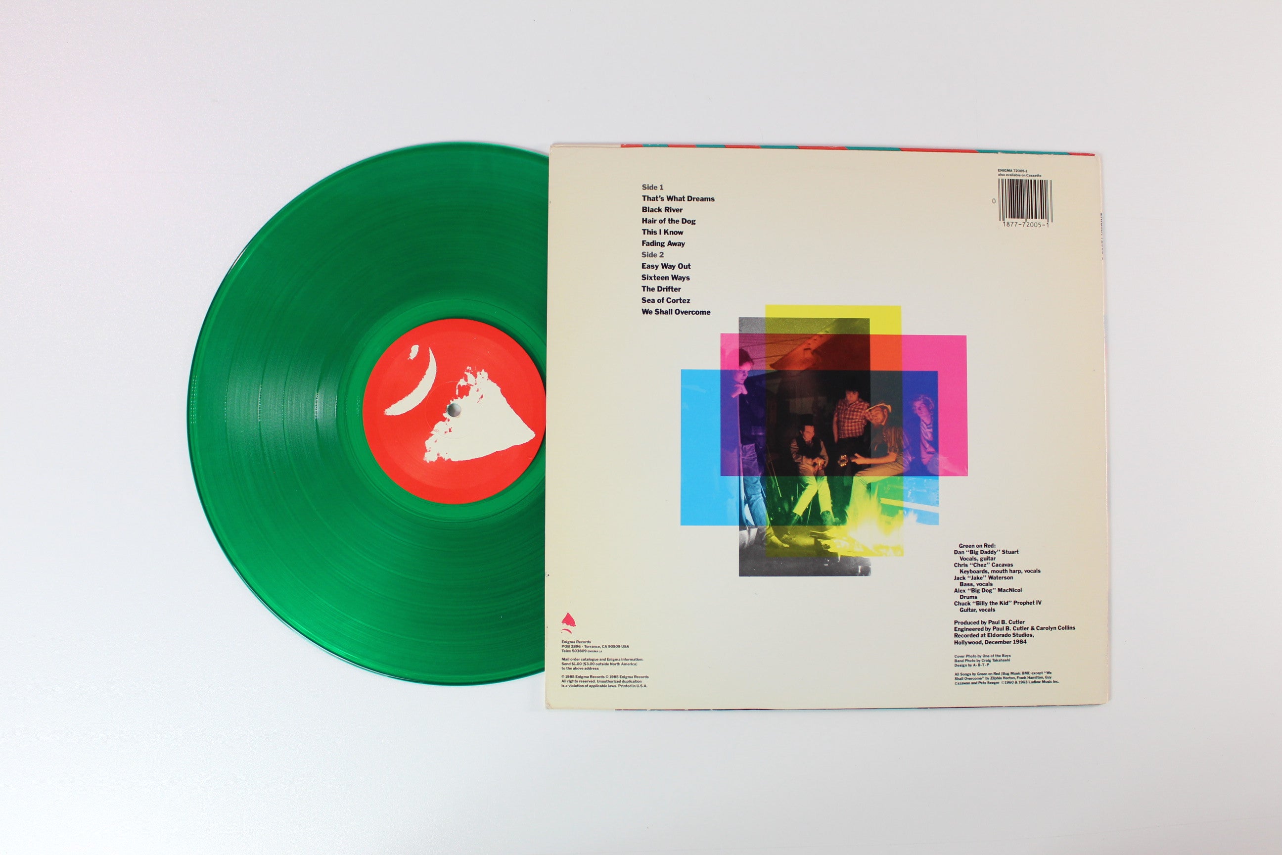 Green On Red - Gas Food Lodging on Enigma - Green Vinyl