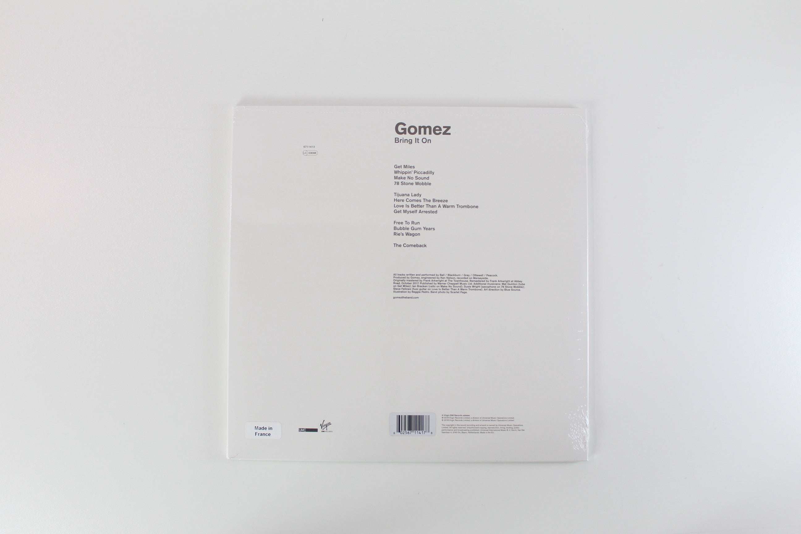 Gomez - Bring It On on UMC Virgin Ltd Burgund / Yellow Vinyl Reissue Sealed Sealed