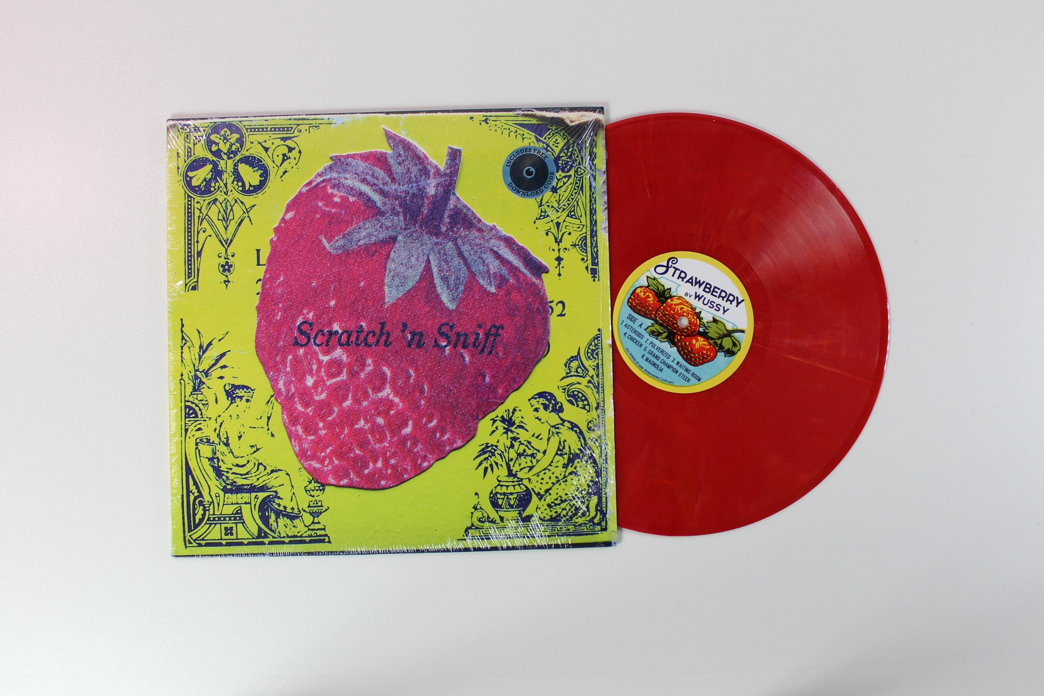 Wussy - Strawberry on Shake It! Records - Strawberry Red Vinyl