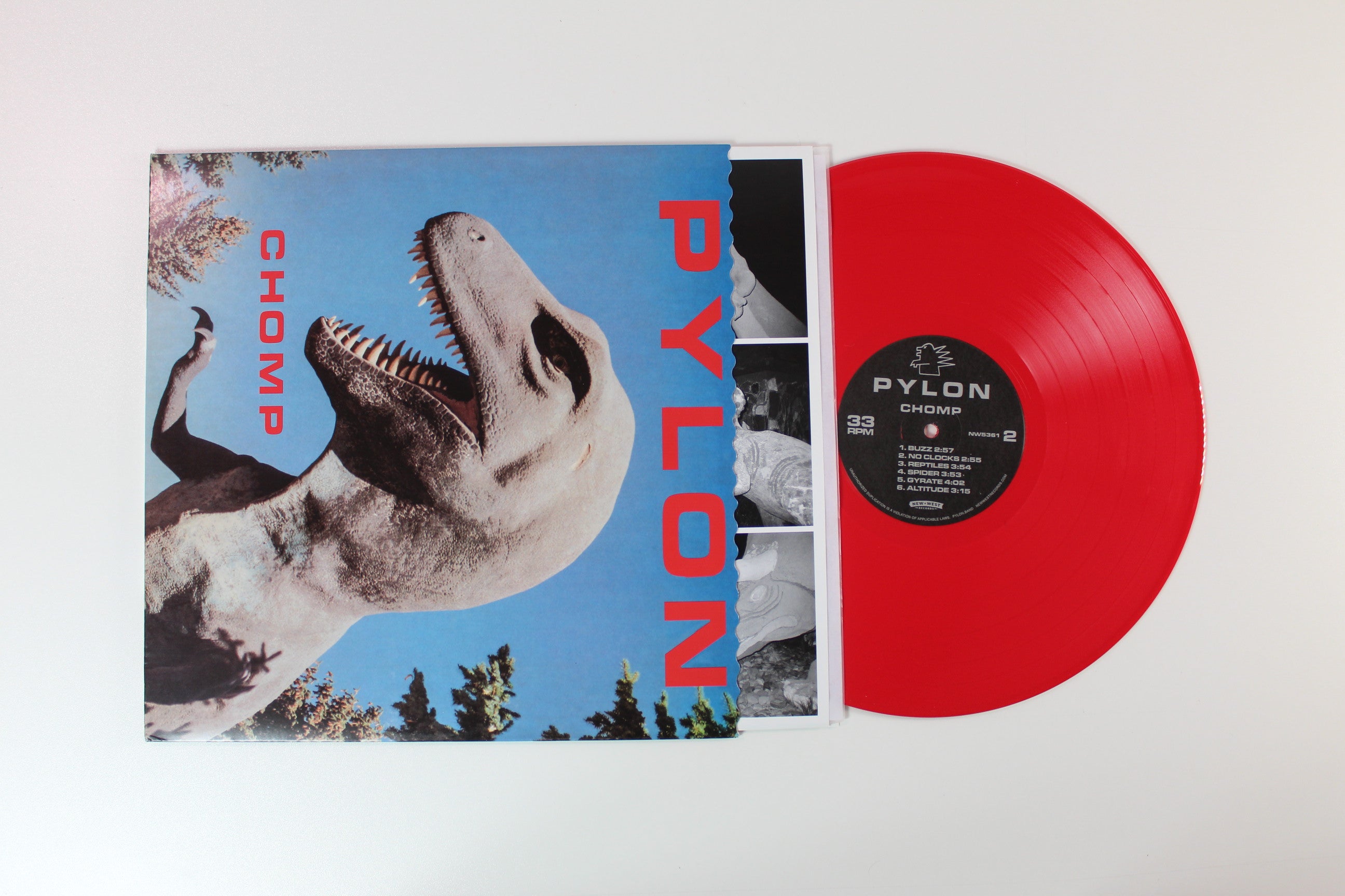 Pylon - Chomp on New West Records - Red Vinyl