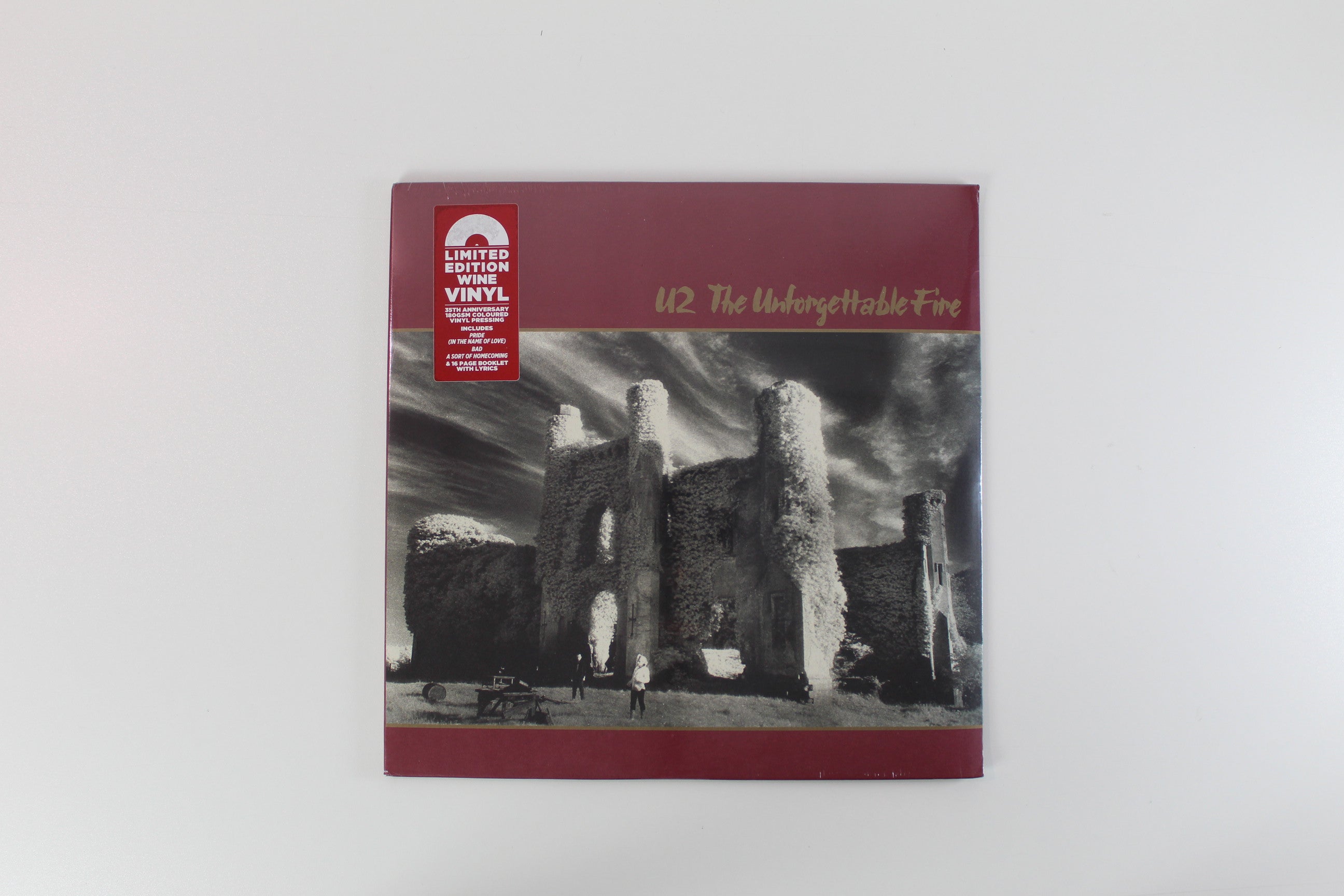 U2 - The Unforgettable Fire on Island Ltd Burgundy Vinyl Reissue Sealed