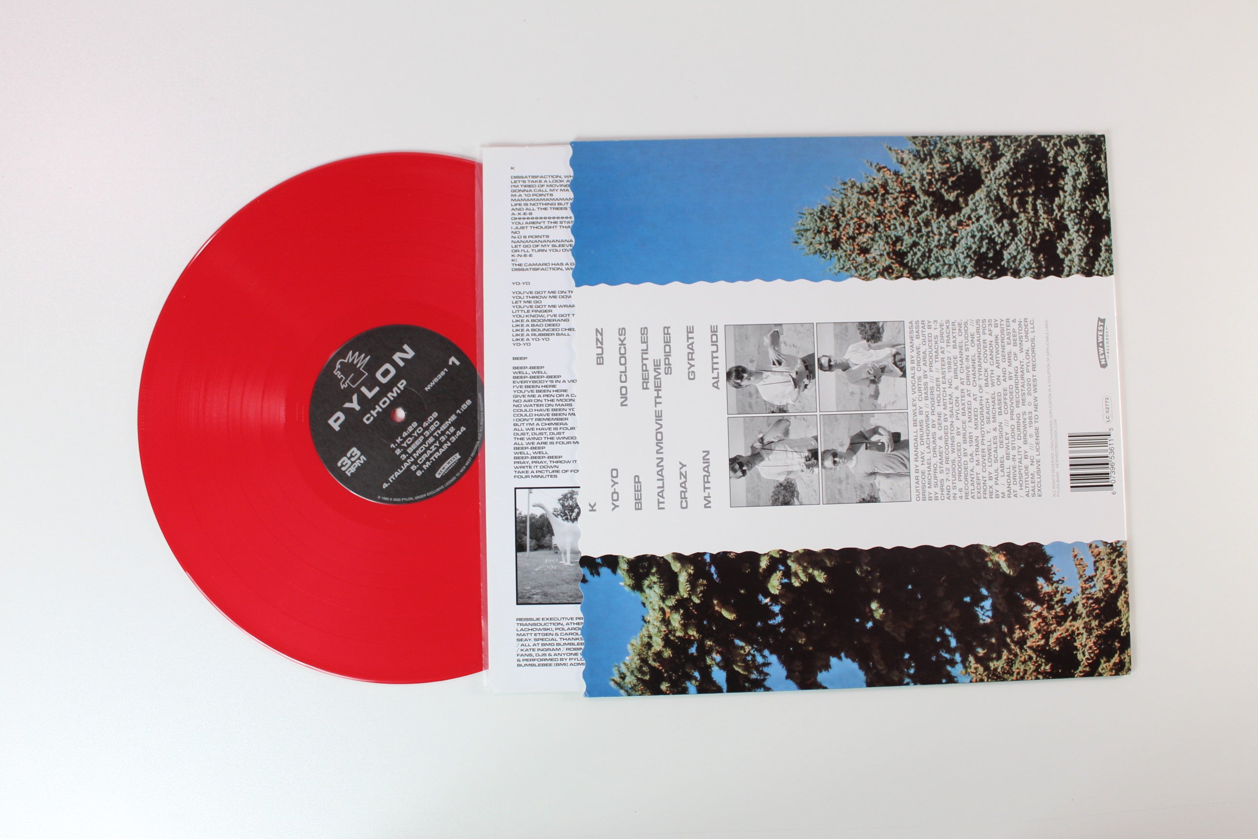 Pylon - Chomp on New West Records - Red Vinyl